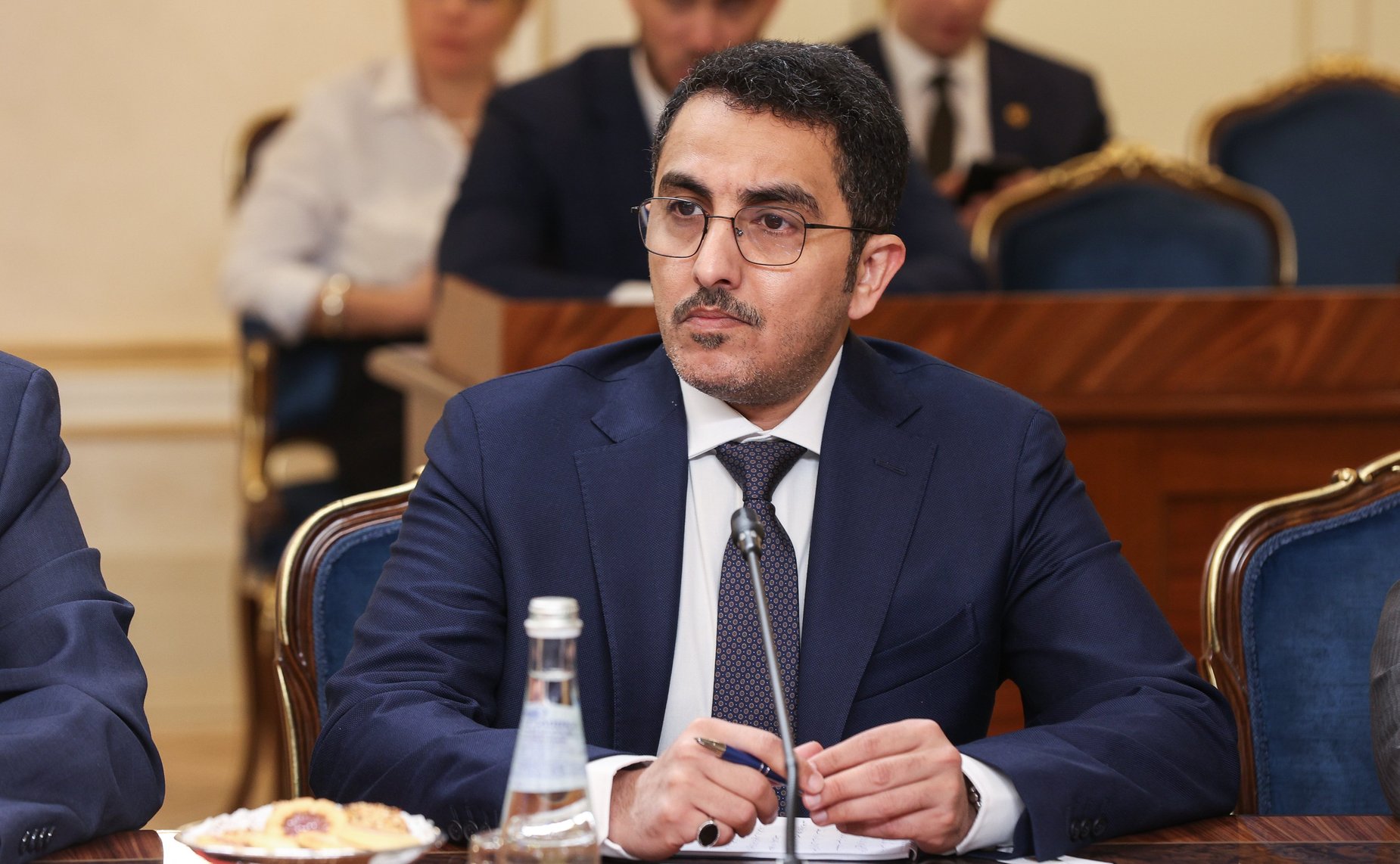 Встреча руководителя группы по сотрудничеству СФ с Консультативным советом Королевства Саудовская Аравия Белана Хамчиева с Чрезвычайным и Полномочным Послом Королевства Саудовская Аравия в Йеменской Республике