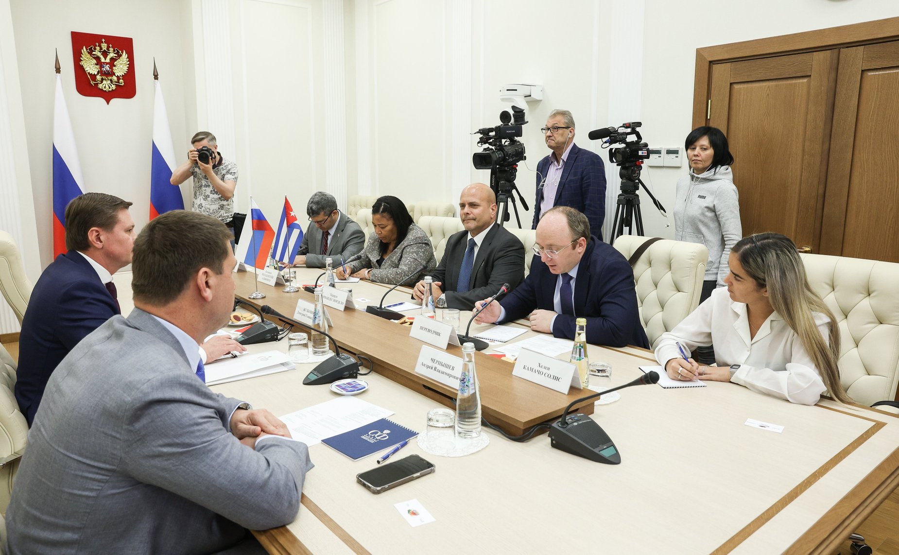 Встреча Дмитрия Кузьмина с Национальным координатором комитетов по защите революции Республики Куба, членом Государственного Совета Республики Куба Херардо Эрнандесом Нордело