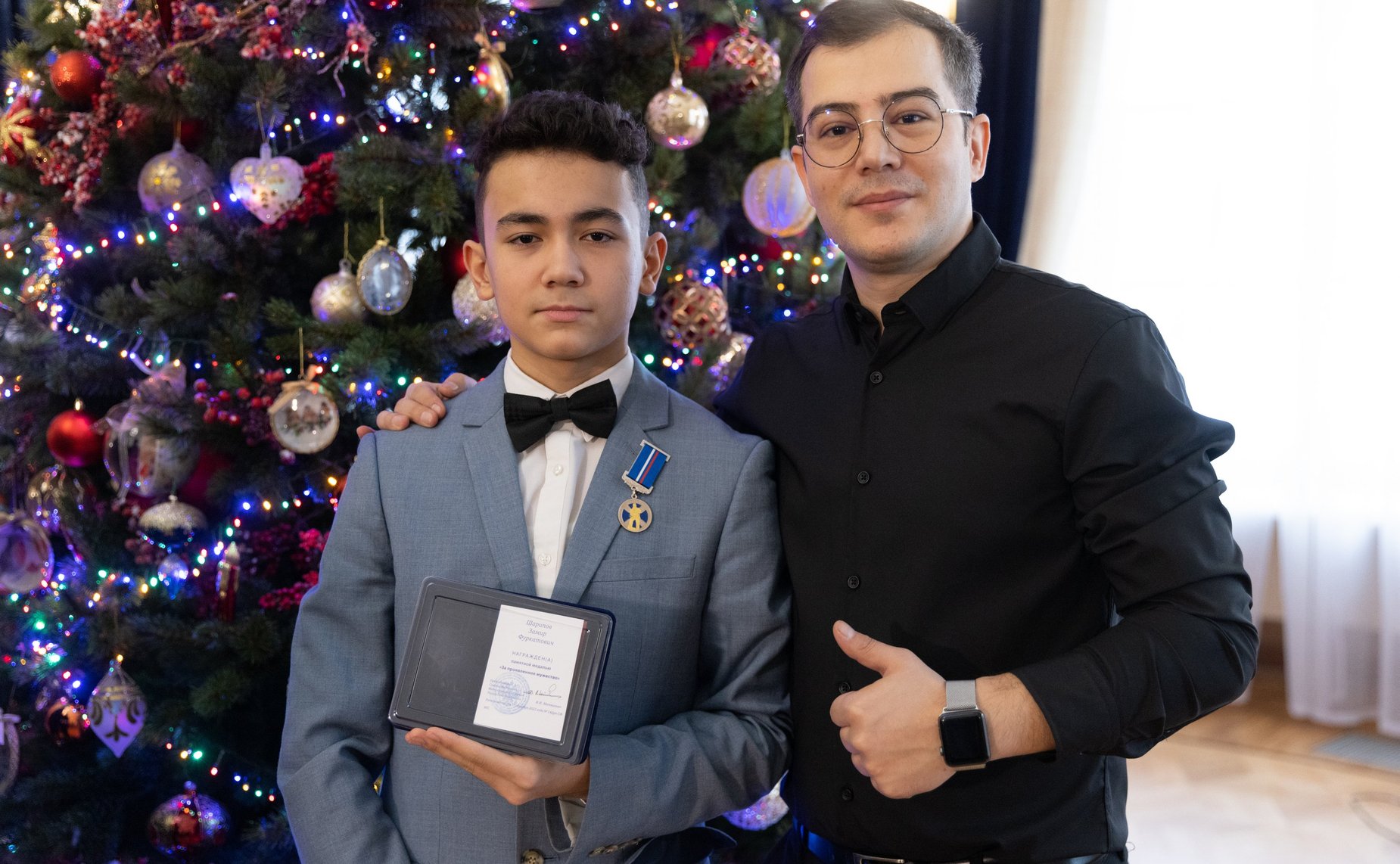 Инна Святенко и Владимир Кожин вручили награды детям-героям