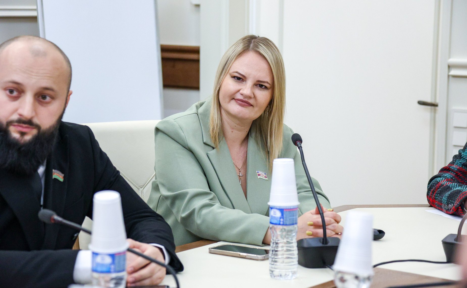 Встреча Алексея Кондратенко и Александра Трембицкого с делегацией молодых законодателей Законодательного Собрания Краснодарского края