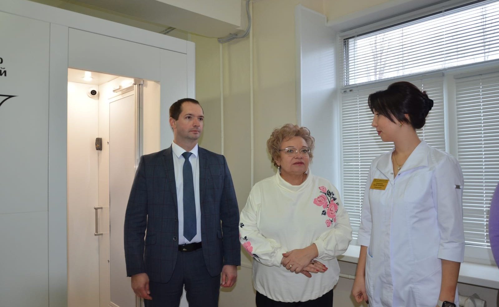 Оксана Хлякина в ходе рабочей поездки в регион побывала в Добринском районе