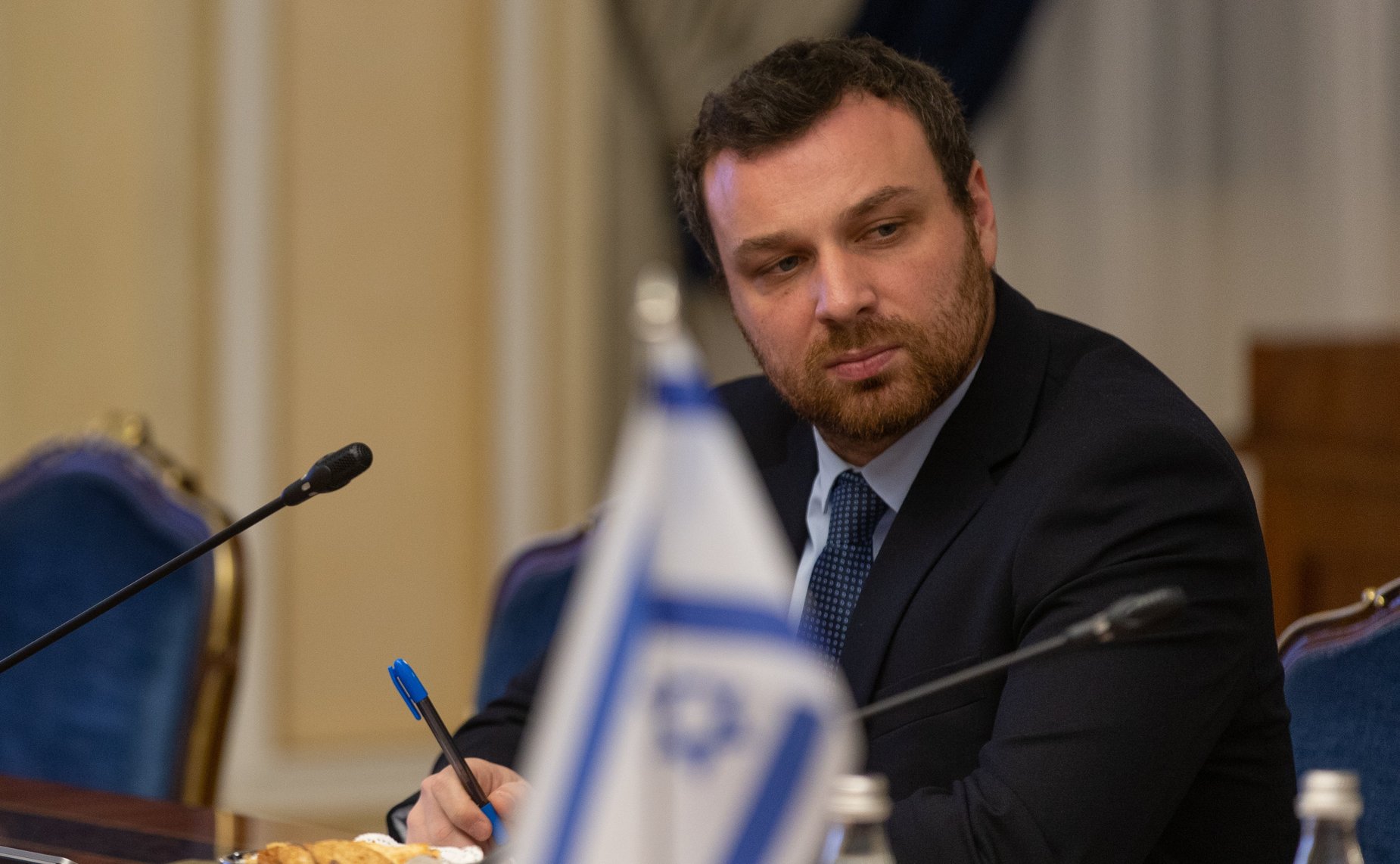 Встреча А. Климова c депутатом Кнессета Государства Израиль Давидом Битаном