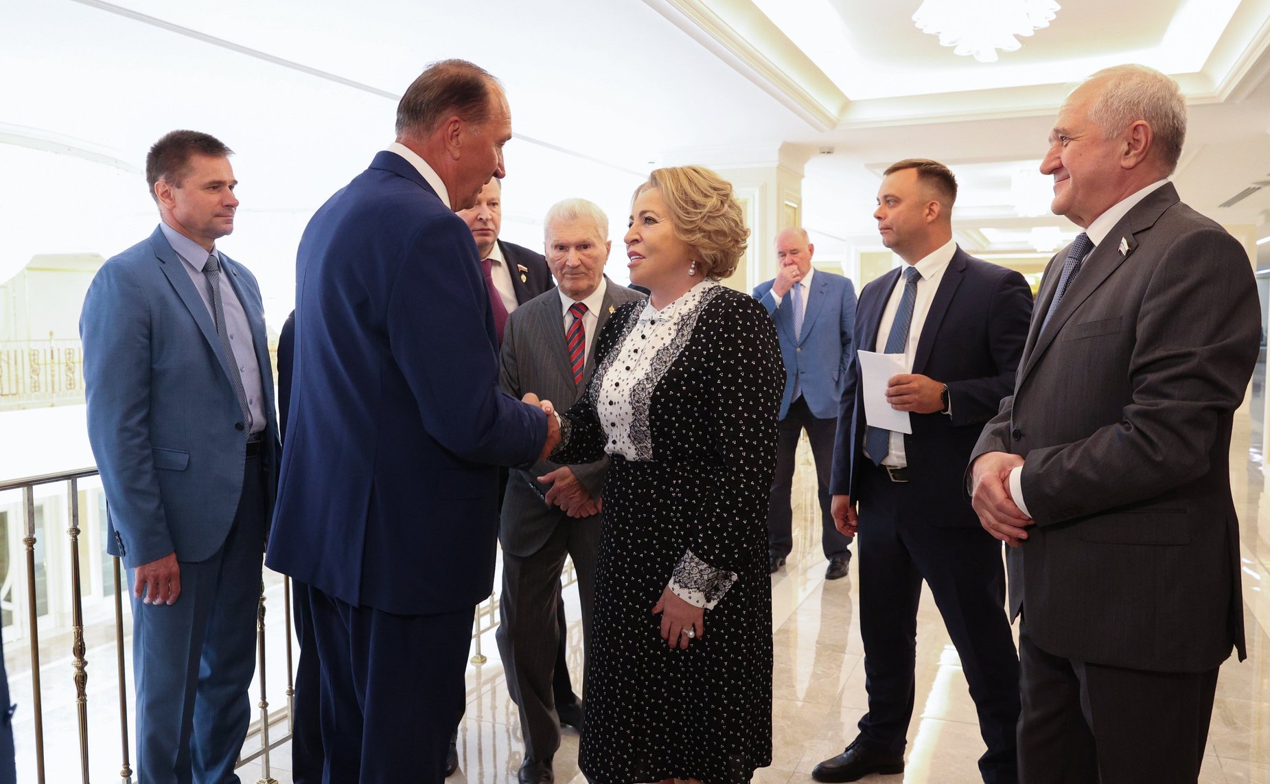 Торжественная церемония открытия в Совете Федерации фотовыставки, посвященной 50-летию со дня образования Группы «Альфа»