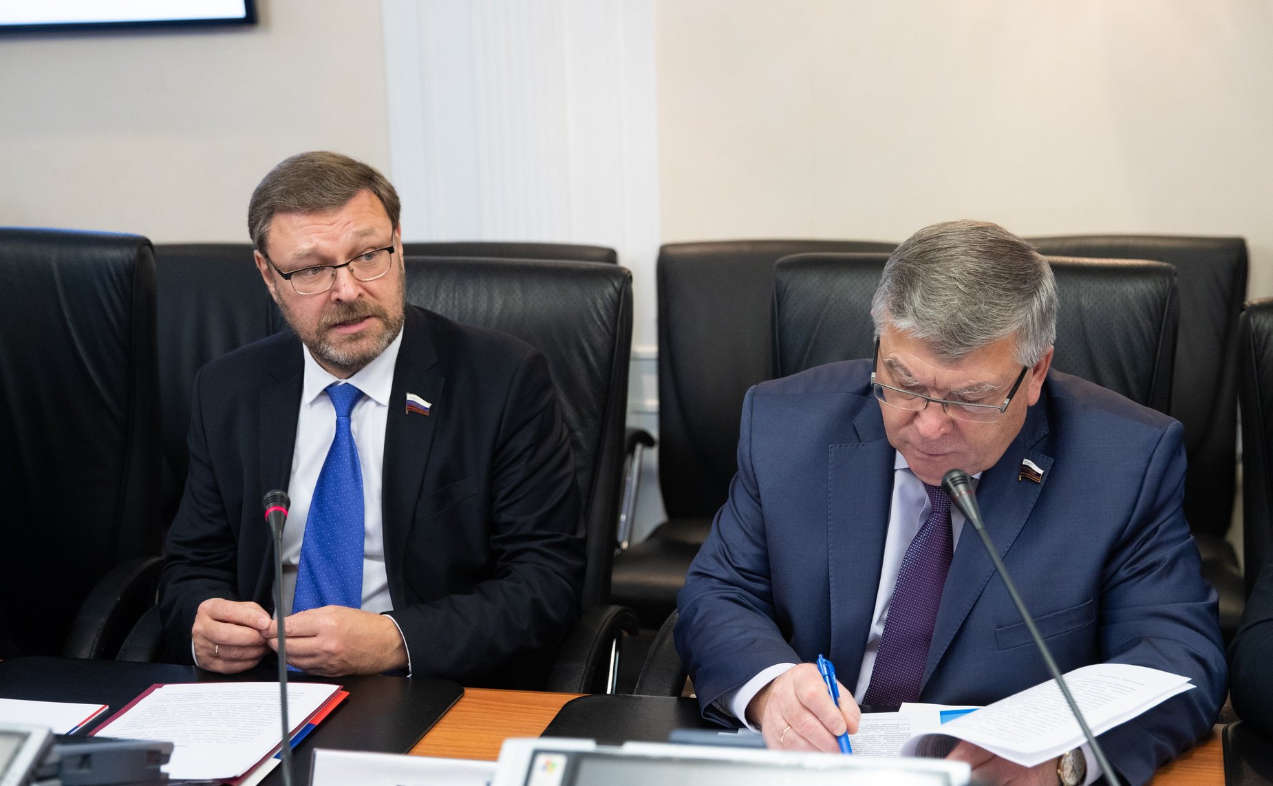 Константин Косачев и Валерий Рязанский