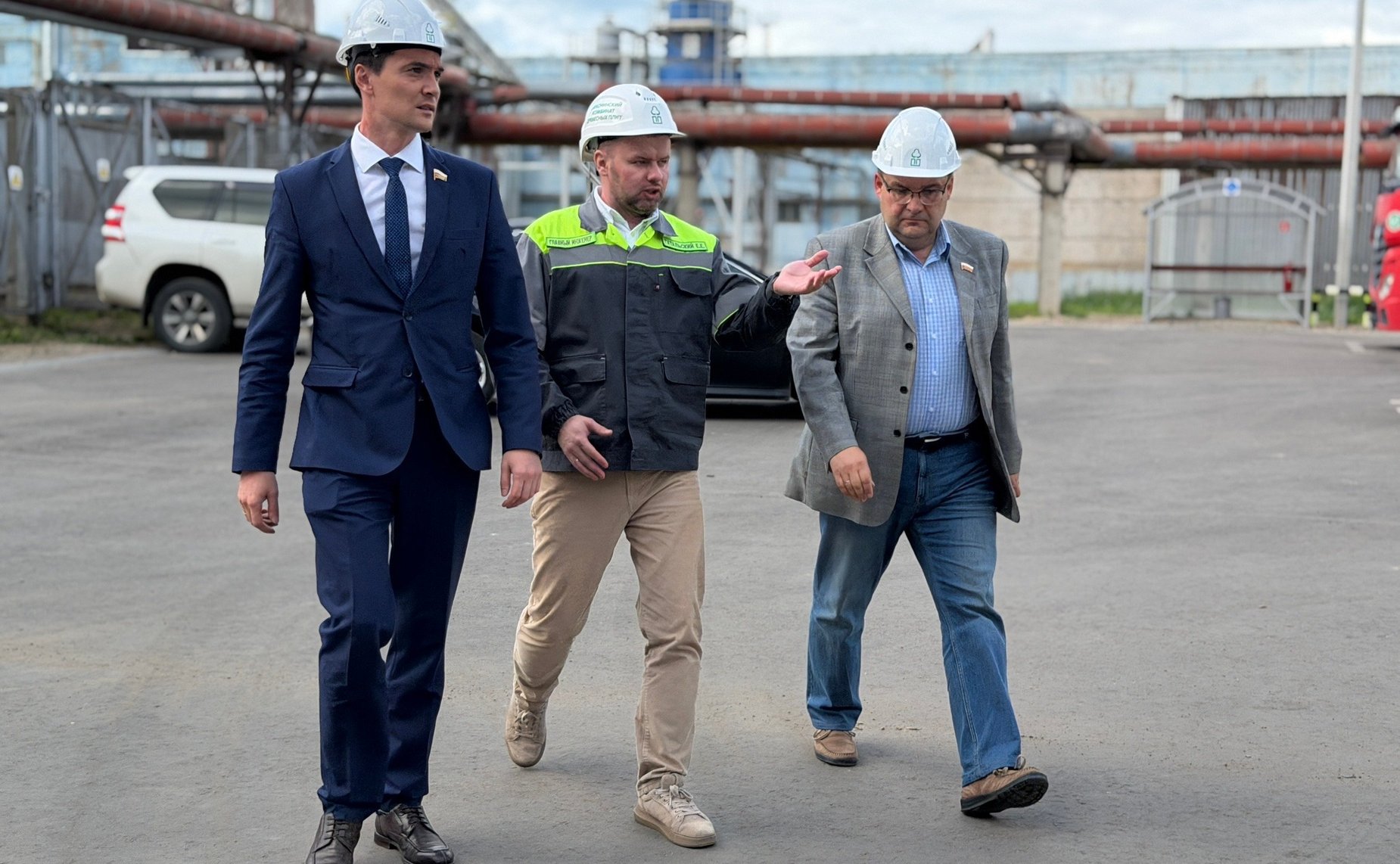 Роман Маслов посетил новую производственную площадку в Вологодской области