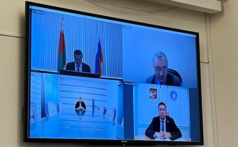 Владимир Полетаев принял участие в заседании Комиссии Парламентского Собрания Союза Беларуси и России по законодательству и Регламенту