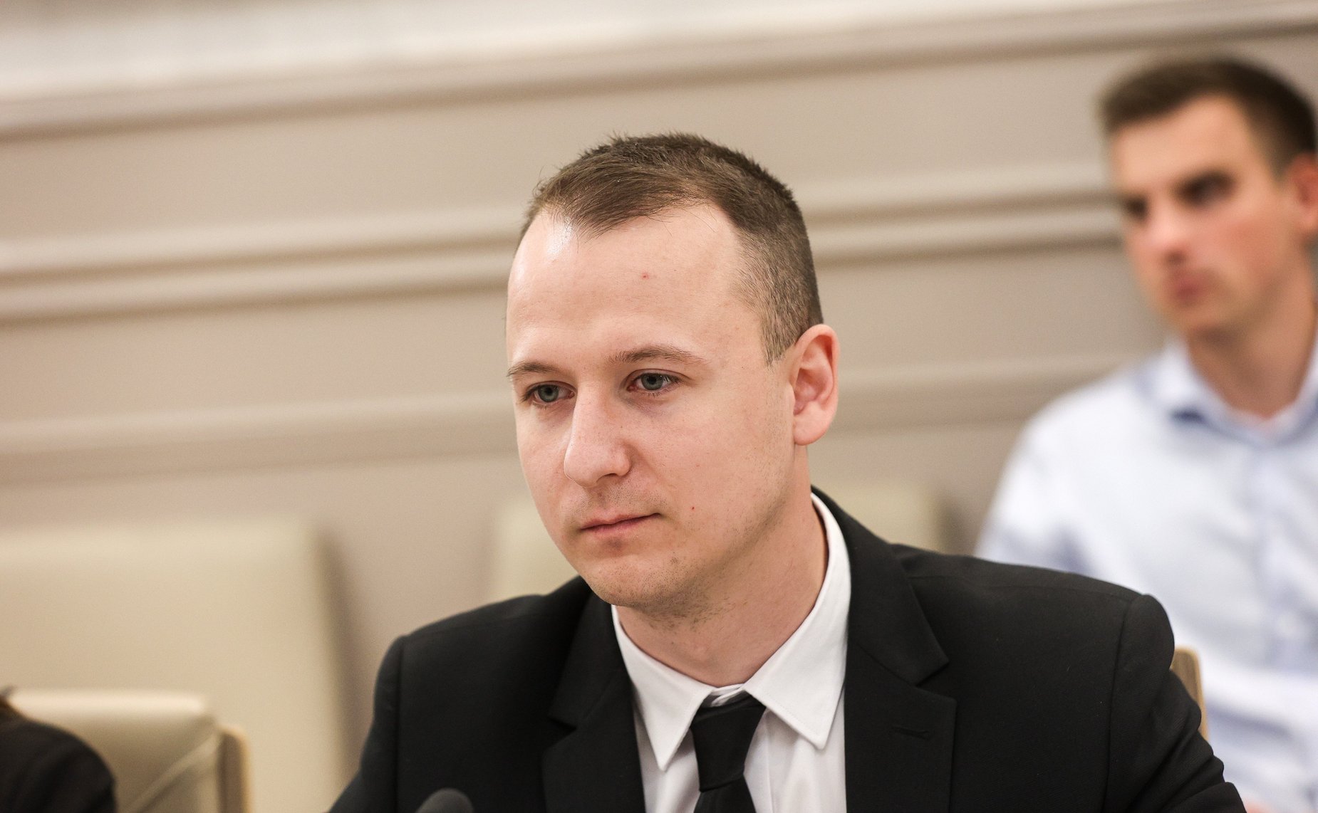 Встреча Александра Варфоломеева с членами молодежного парламента при Тульской областной Думе