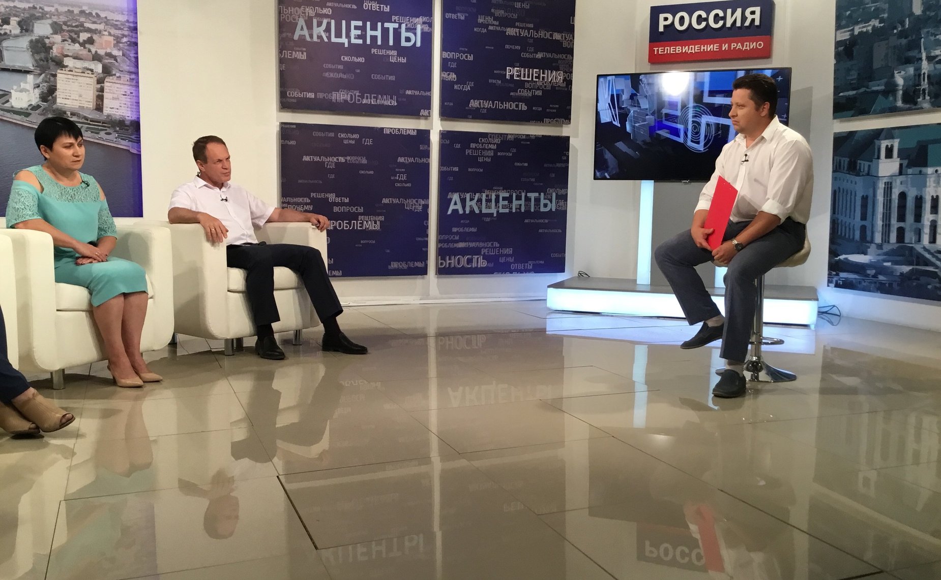 Александр Башкин принял участие в программе одного из телеканалов г. Астрахани