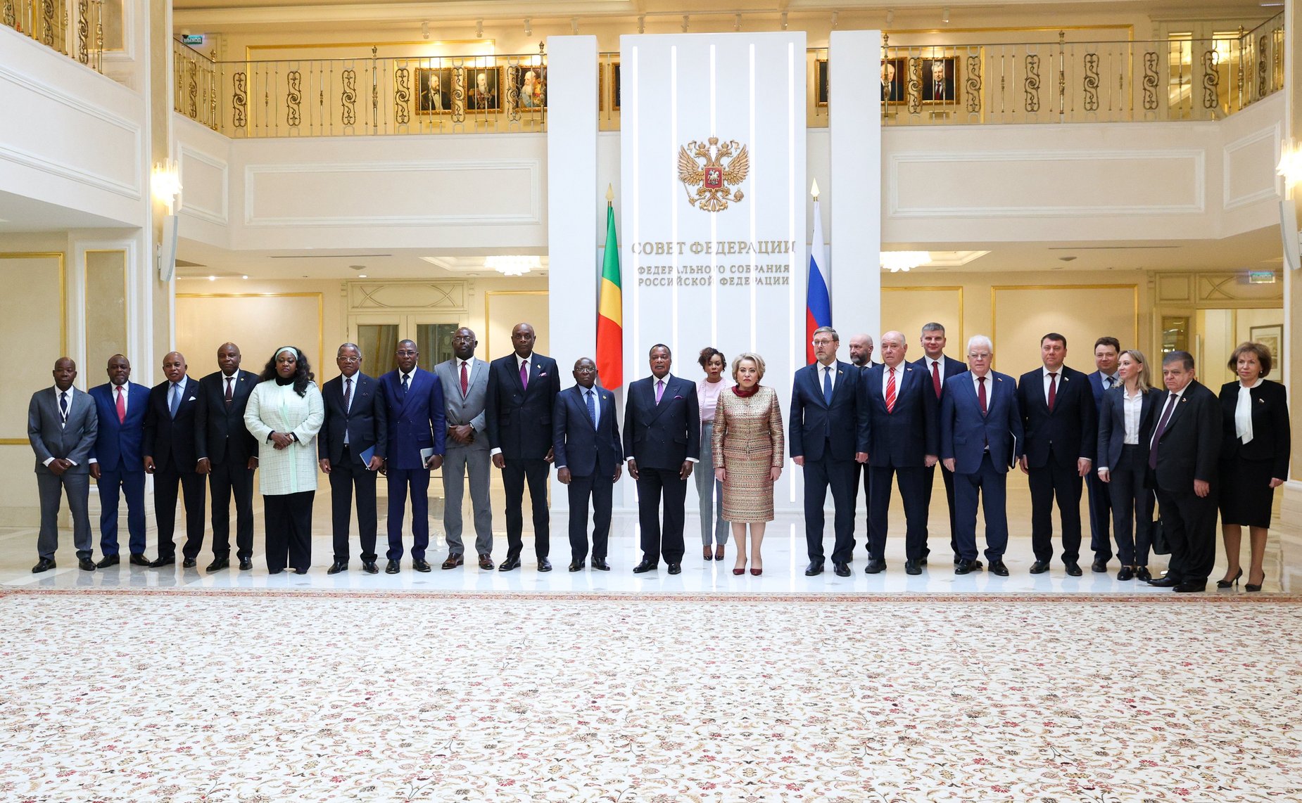 Встреча Председателя Совета Федерации Валентины Матвиенко с Президентом Республики Конго Дени Сассу-Нгессо