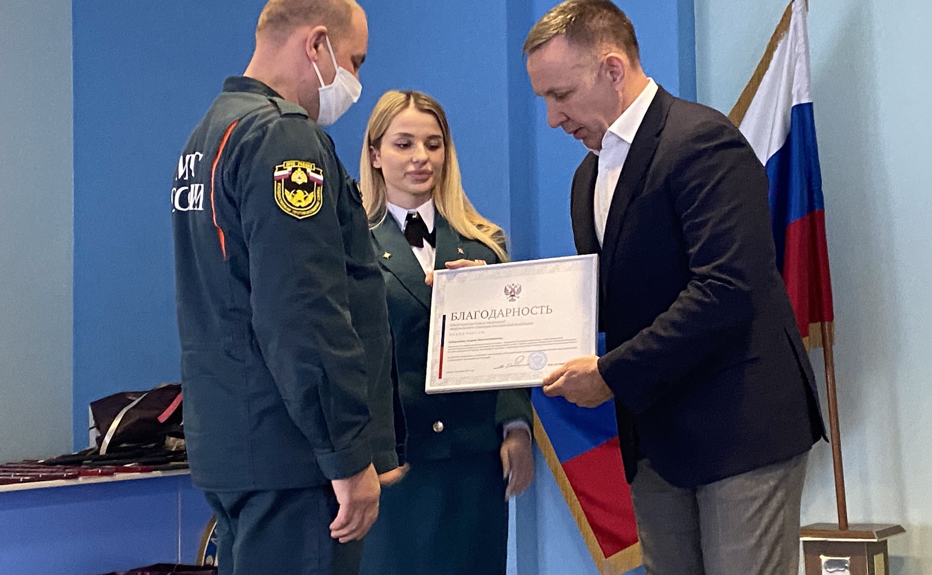 Олег Алексеев поздравил с профессиональным праздником спасателей Саратовской области