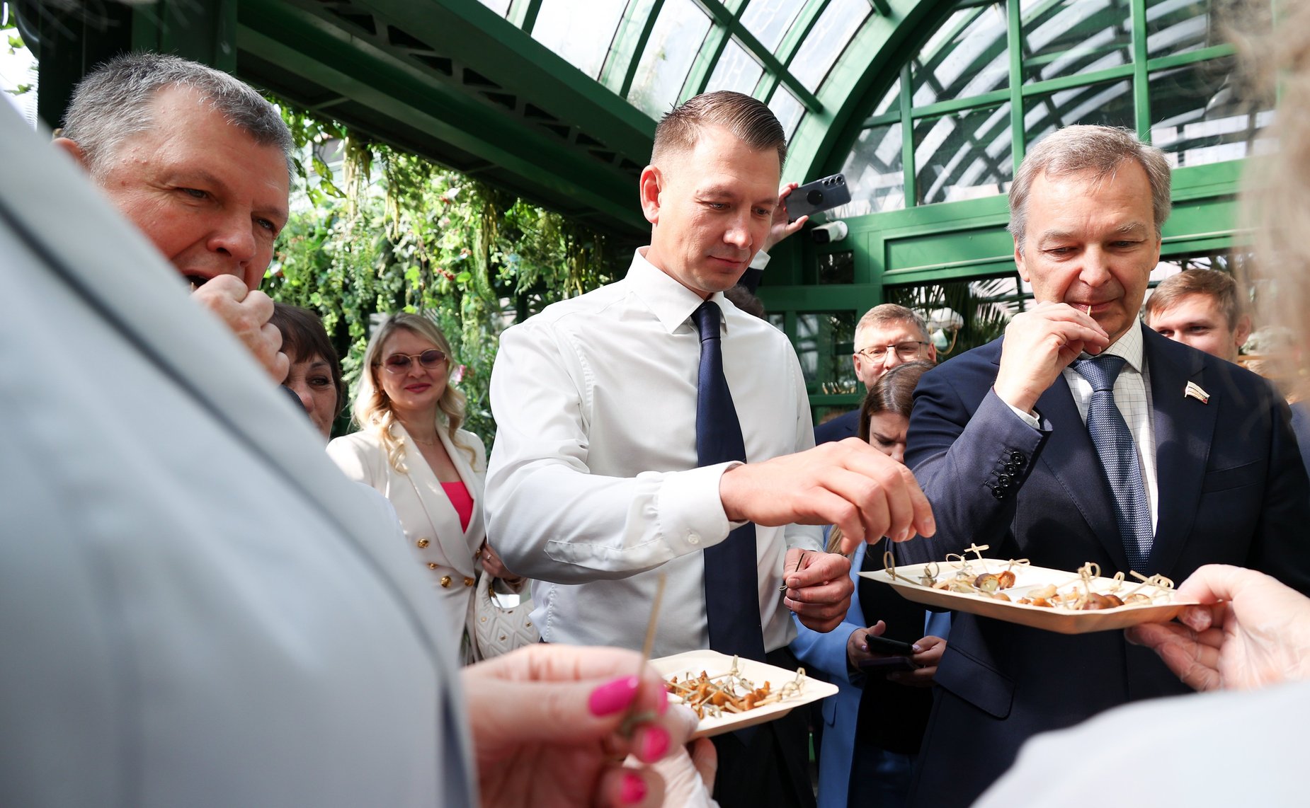 На Тверской площади в Москве в рамках мероприятий Второго форума тружеников села состоялось торжественное награждение победителей четвертого Национального органического конкурса