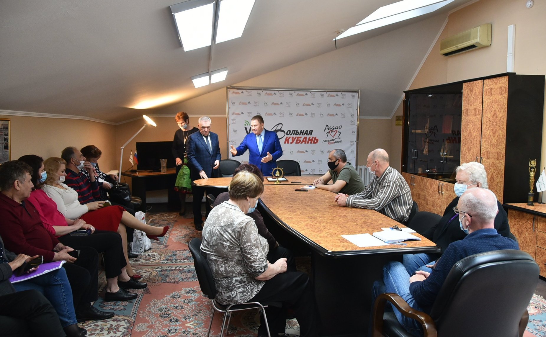 Владимир Бекетов встретился с журналистами в редакции медиахолдинга «Вольная Кубань»