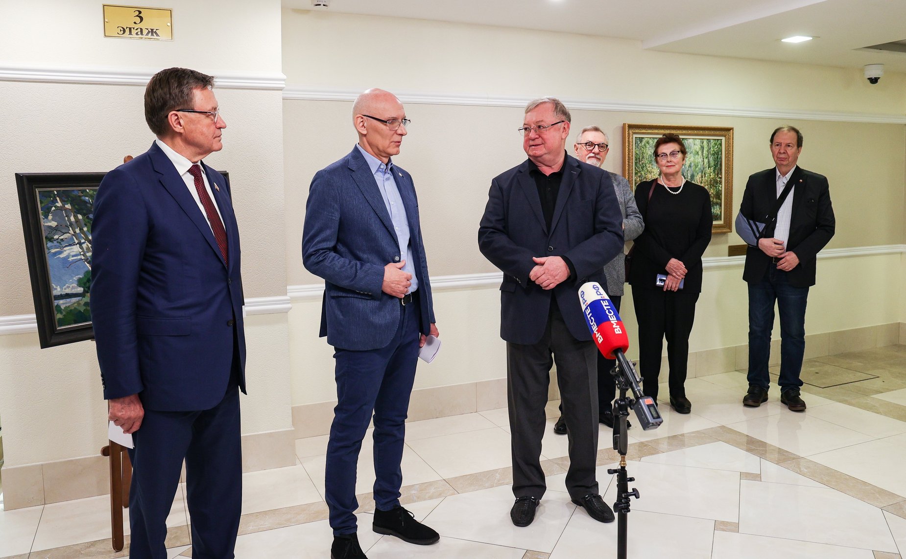 В Совете Федерации открылась выставка картин Андрея Горского и Николая Горского-Чернышёва