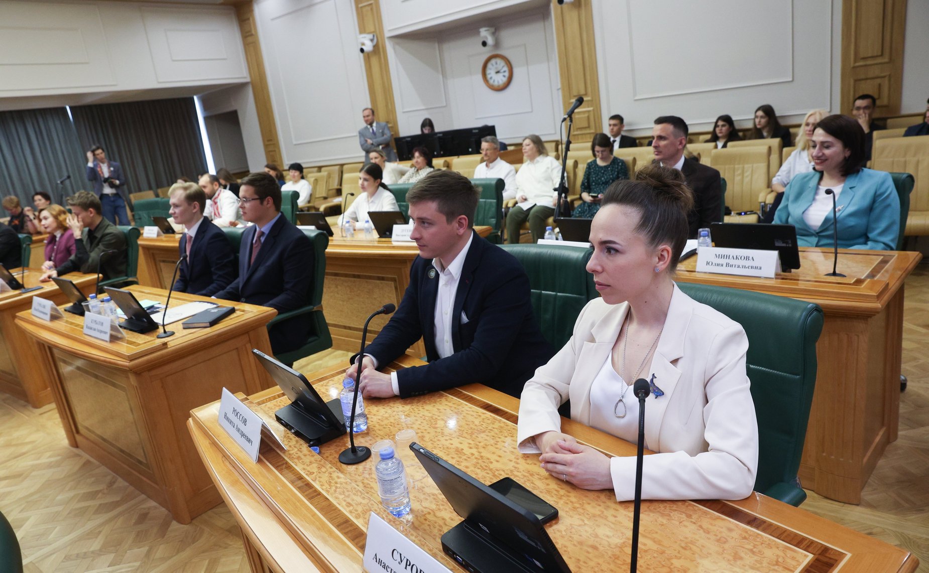 Встреча председателя Комитета Совета Федерации по науке, образованию и культуре Лилии Гумеровой с участниками Всероссийского конкурса «Моя страна-моя Россия»