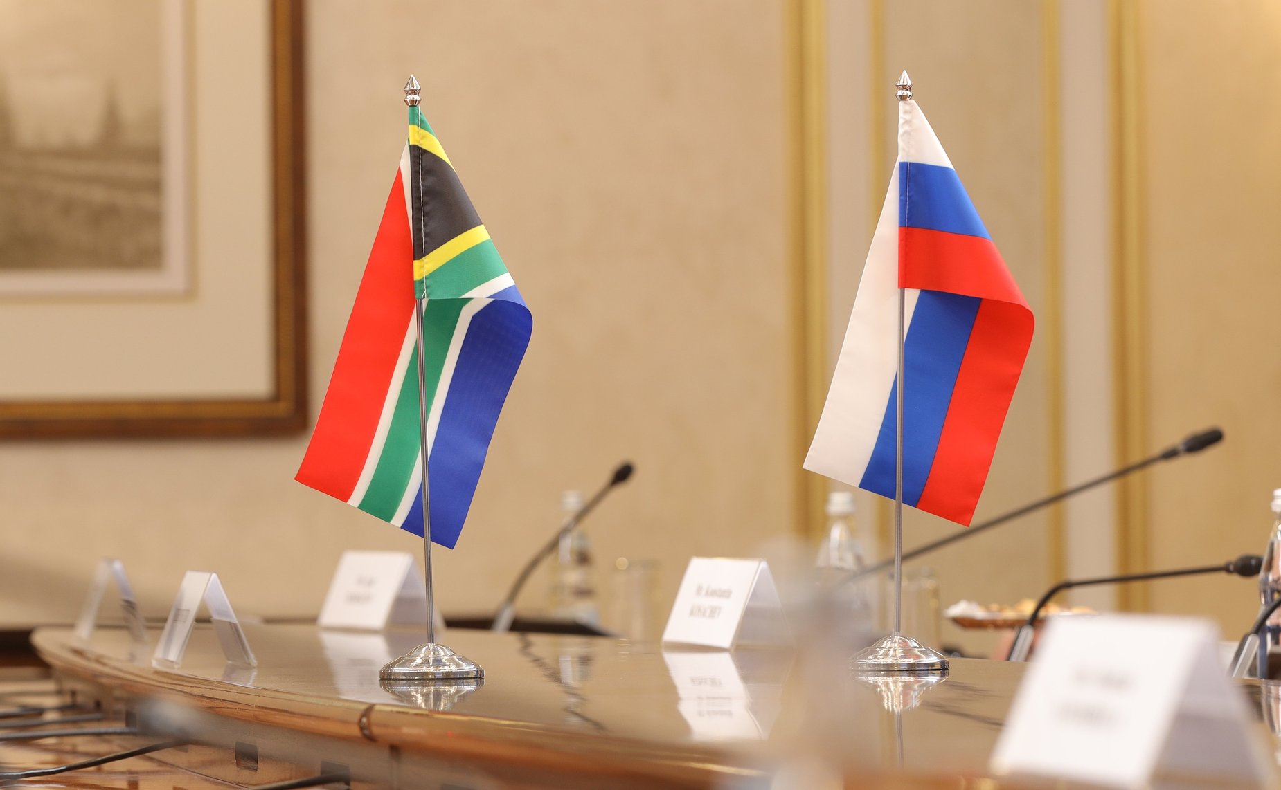 Встреча Председателя Совета Федерации Валентины Матвиенко с Председателем Национального совета провинций Парламента Южно-Африканской Республики Амосом Масондо