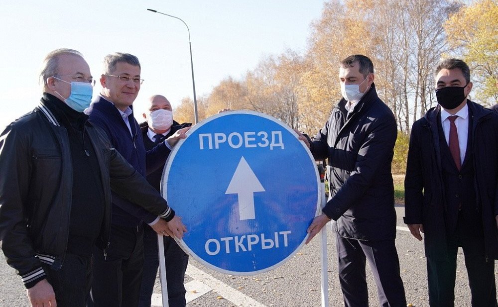 Ирек Ялалов принял участие в открытии нового участка автомагистрали «Урал»