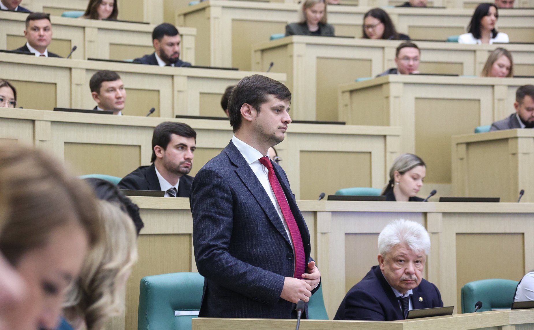 Заседание Палаты молодых законодателей при Совете Федерации