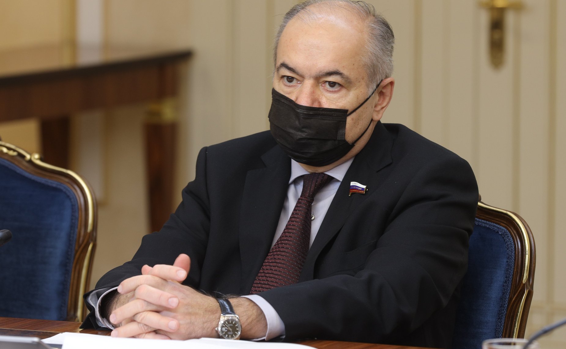 Встреча Валентины Матвиенко с Председателем Собрания Исламского Совета Исламской Республики Иран Мохаммадом Багером Галибафом