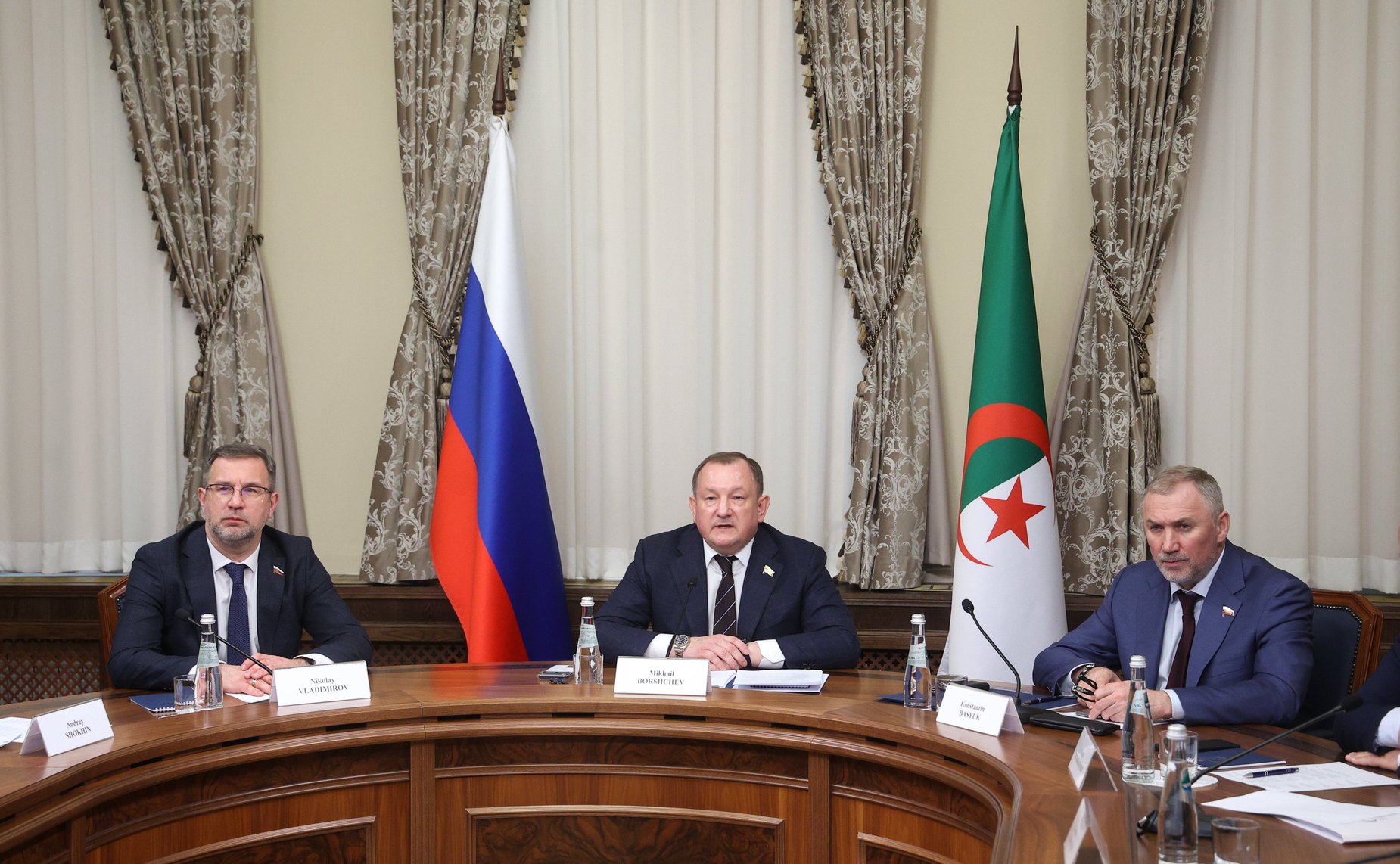 Совместное заседание групп по сотрудничеству Совета Федерации и Совета нации Алжирской Народной Демократической Республики