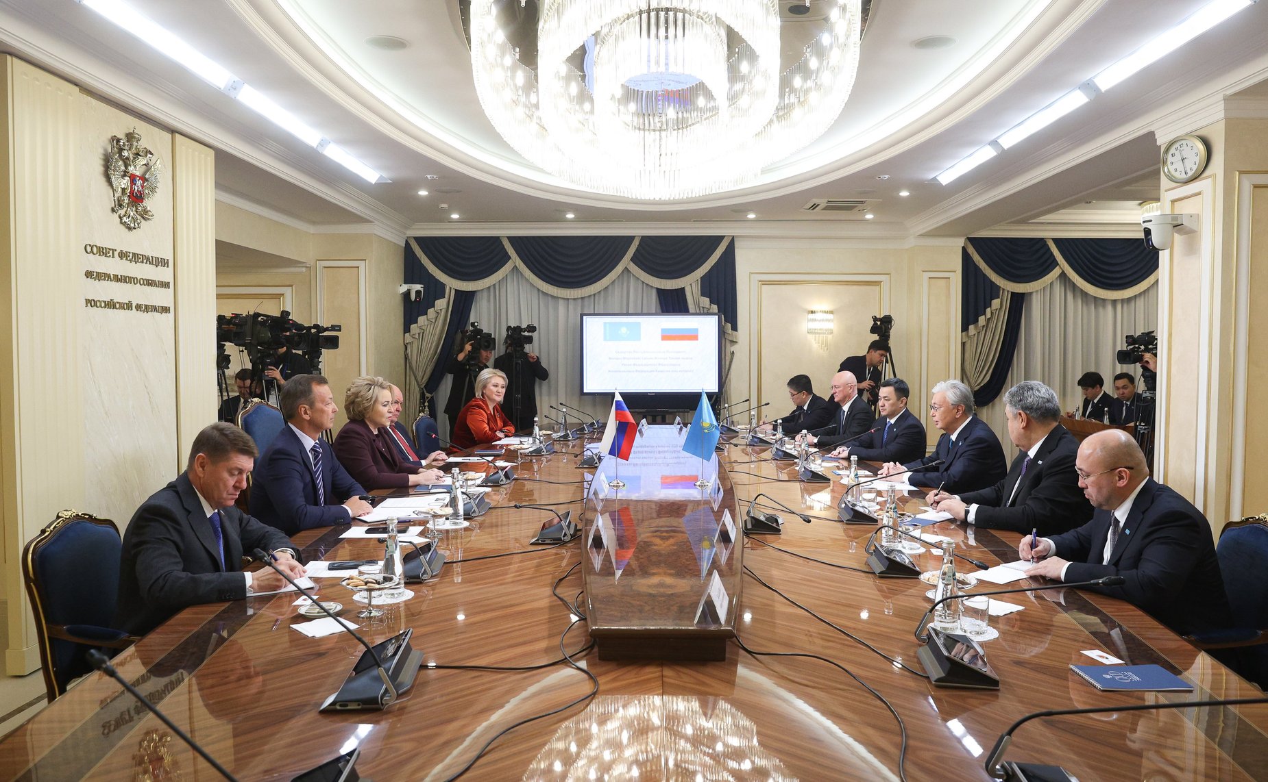 Встреча Председателя Совета Федерации Валентины Матвиенко и Президента Республики Казахстан Касым-Жомарта Токаева