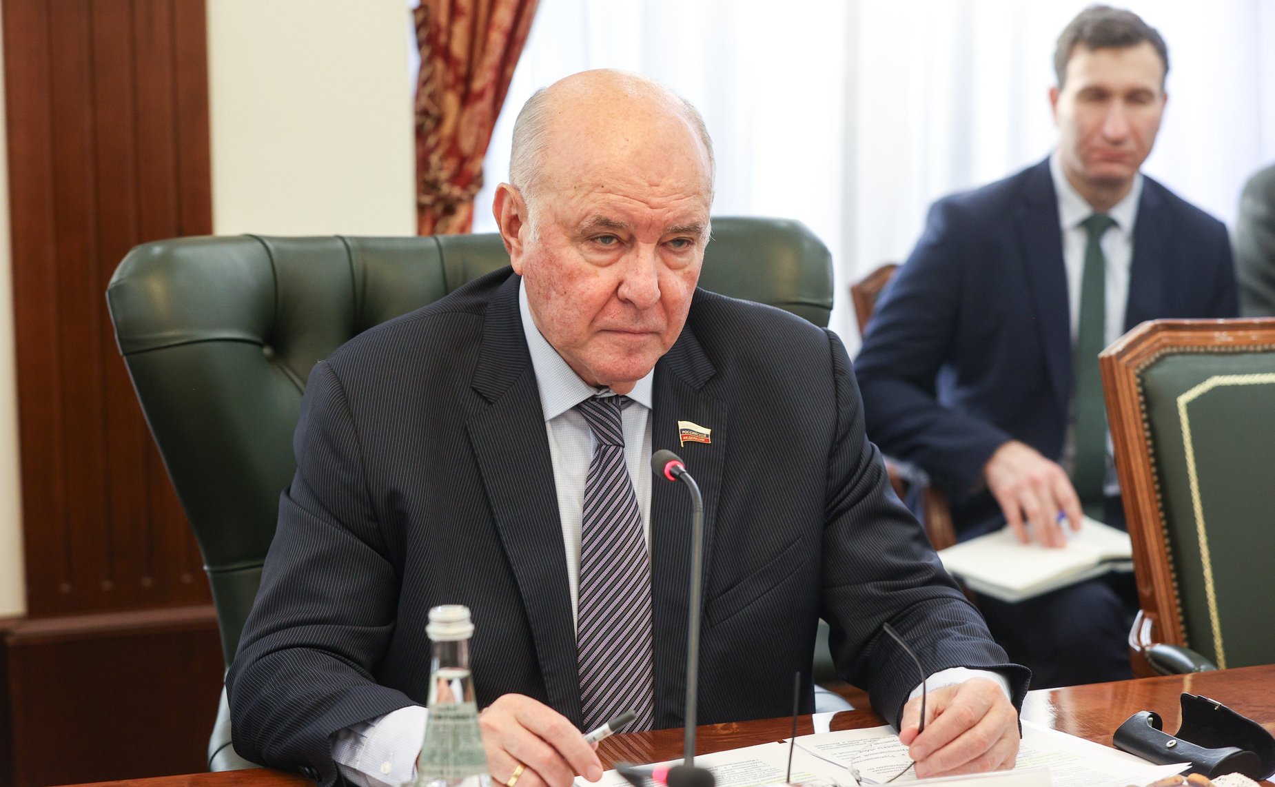 Встреча председателя Комитета Совета Федерации по международным делам Григория Карасина с Чрезвычайным и Полномочным Послом Туркменистана в Российской Федерации