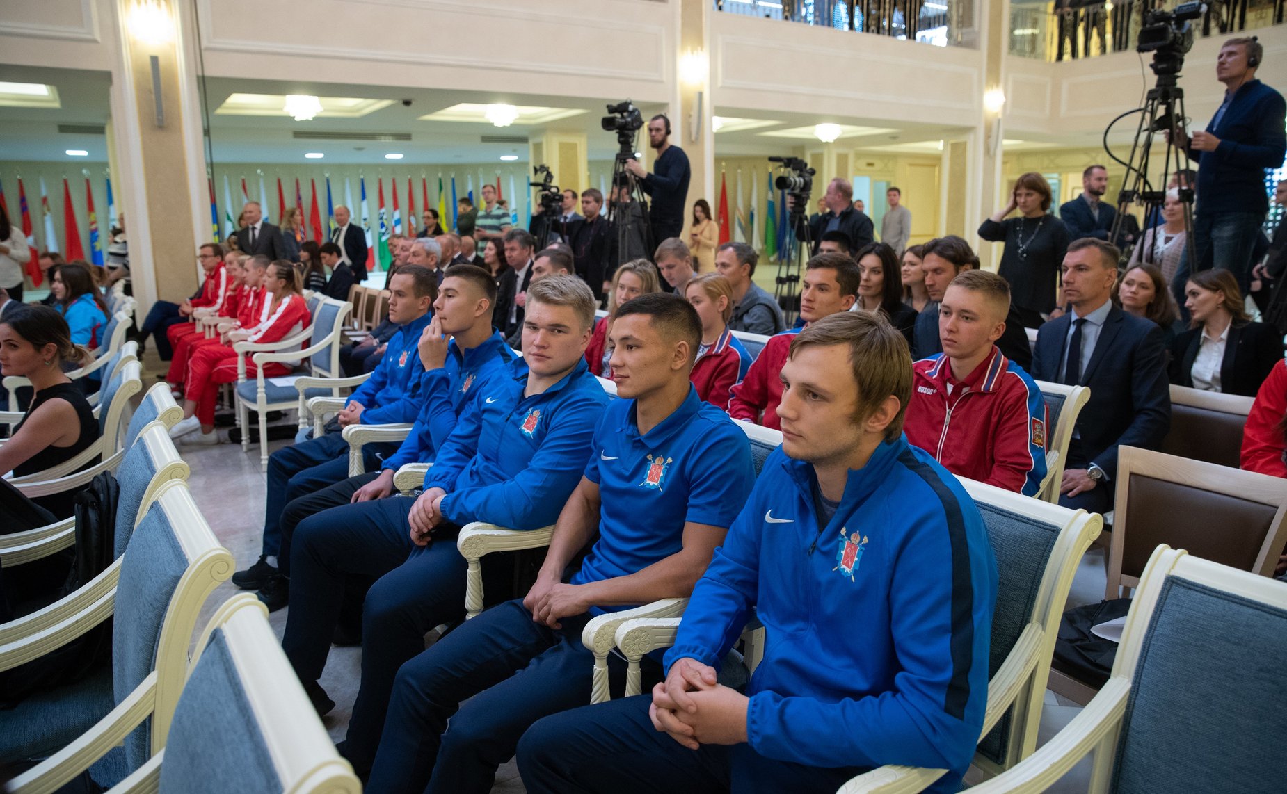 Церемония награждения победителей и призёров IV летней Спартакиады молодежи России в Совете Федерации