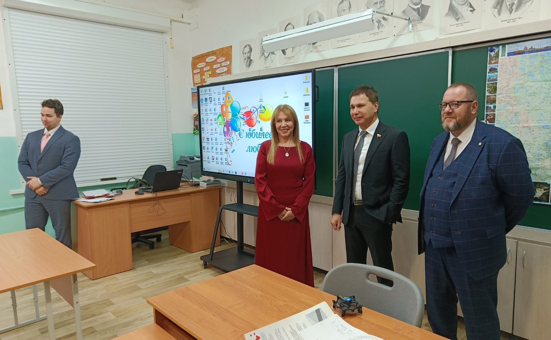 Игорь Зубарев принял участие в торжественном мероприятии, посвященном 220-летию школы в селе Шокша Прионежского района