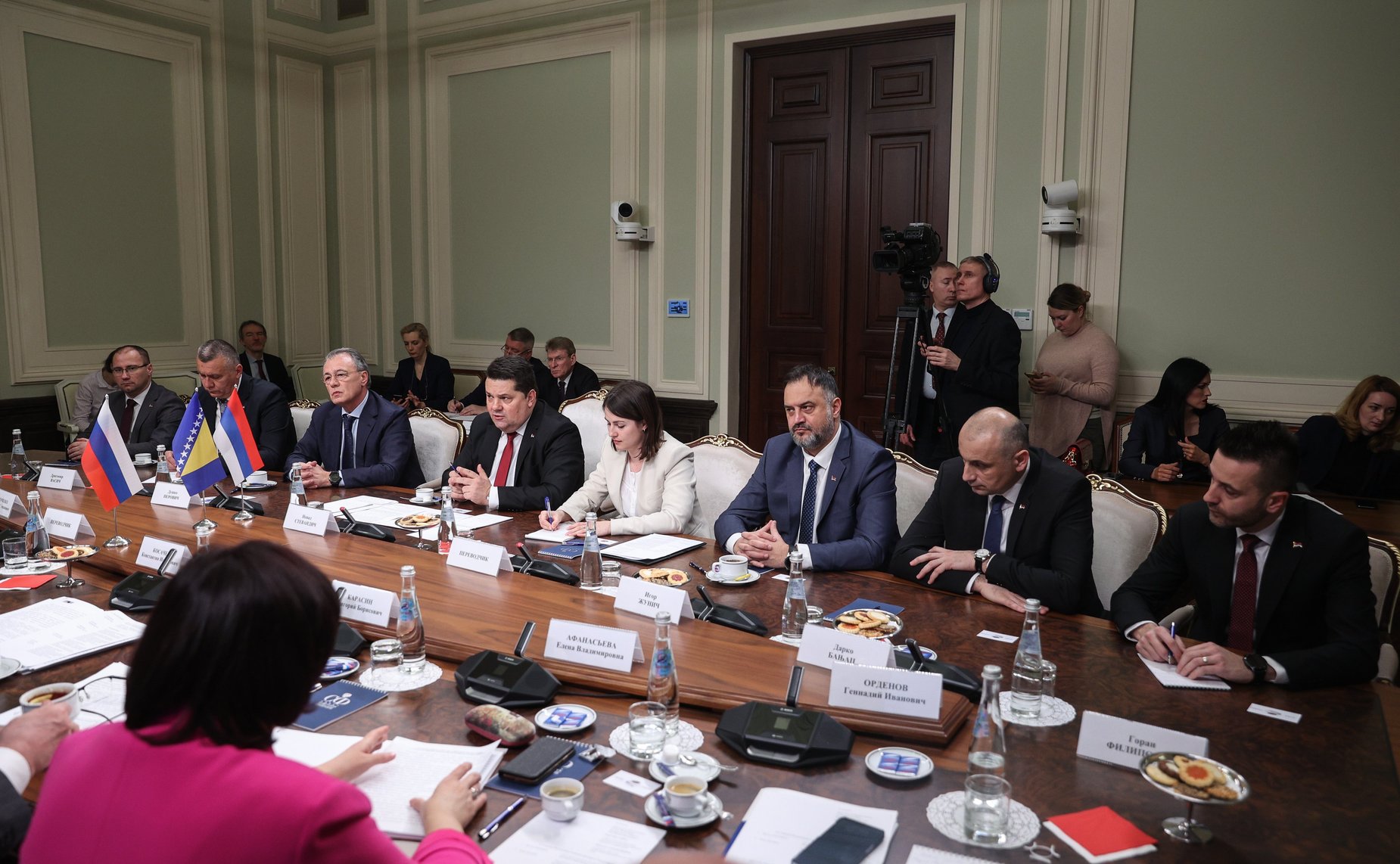 Константин Косачев провел встречу с Председателем Народной скупщины Республики Сербской (Босния и Герцеговина) Ненадом Стевандичем