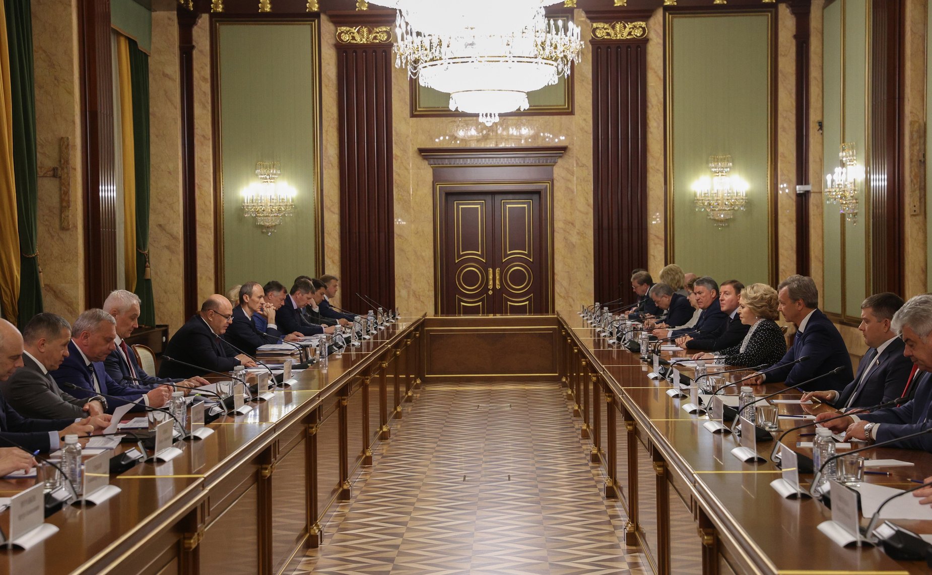 Встреча Председателя Правительства РФ с членами Совета палаты СФ