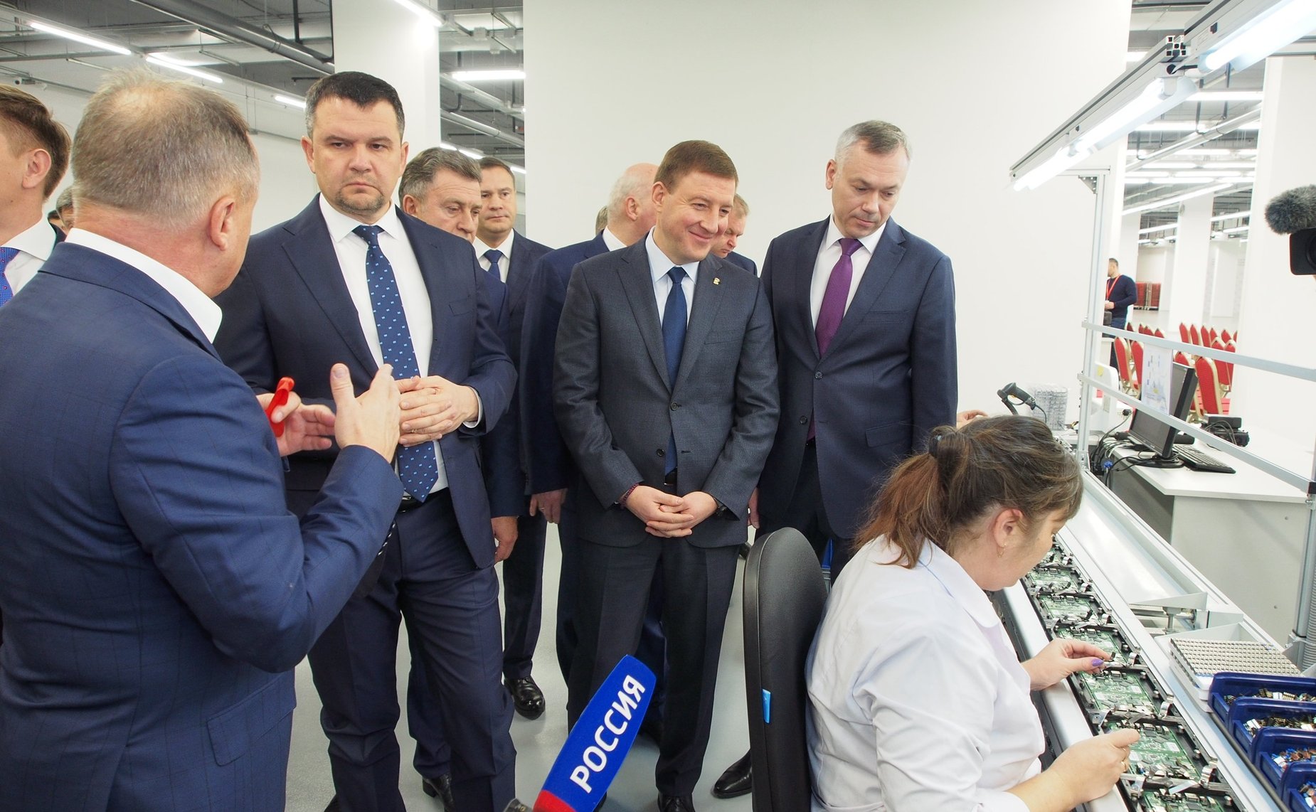 Открытие 2-й очереди предприятия «Элтекс»