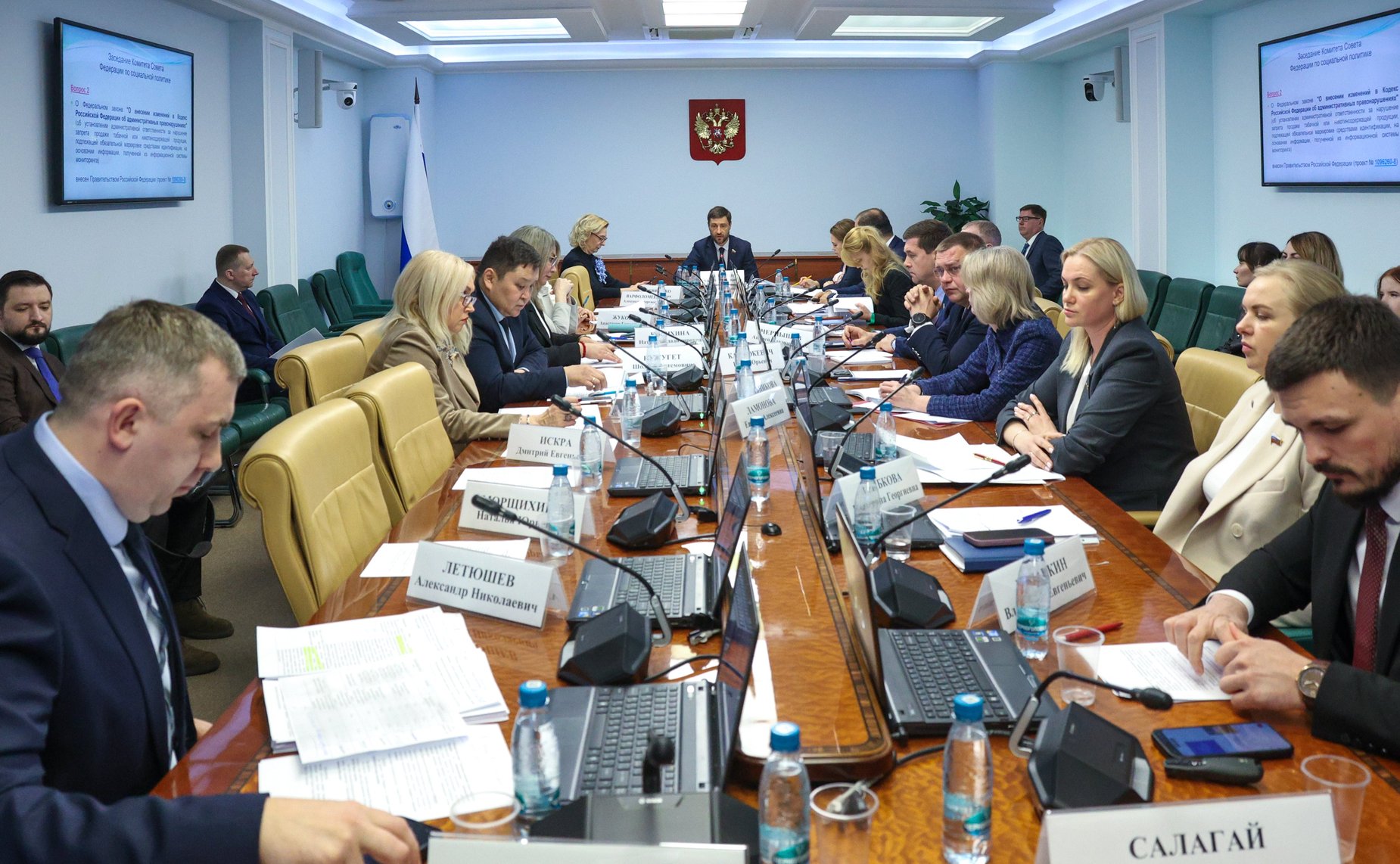 Заседание Комитета Совета Федерации по социальной политике