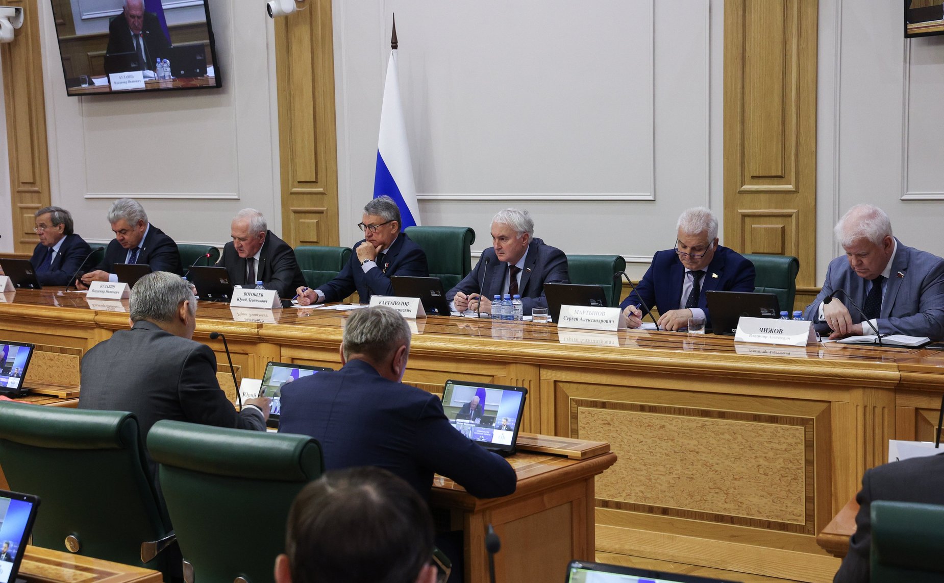 Заседание Совета по военно-патриотическому воспитанию граждан при Совете Федерации ФС РФ