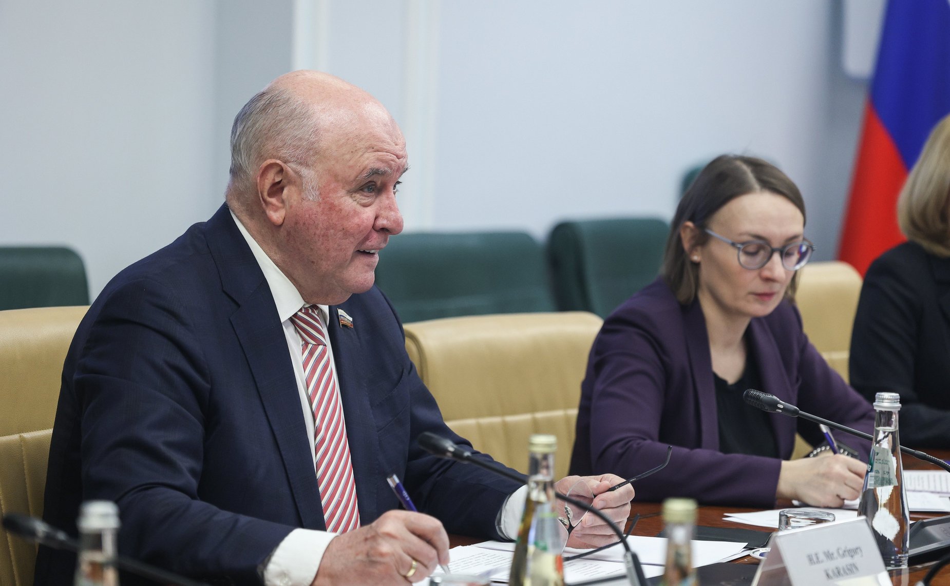 Встреча председателя Комитета Совета Федерации по международным делам Григория Карасина с наблюдателями от Международной парламентской ассамблеи АСЕАН (АИПА)