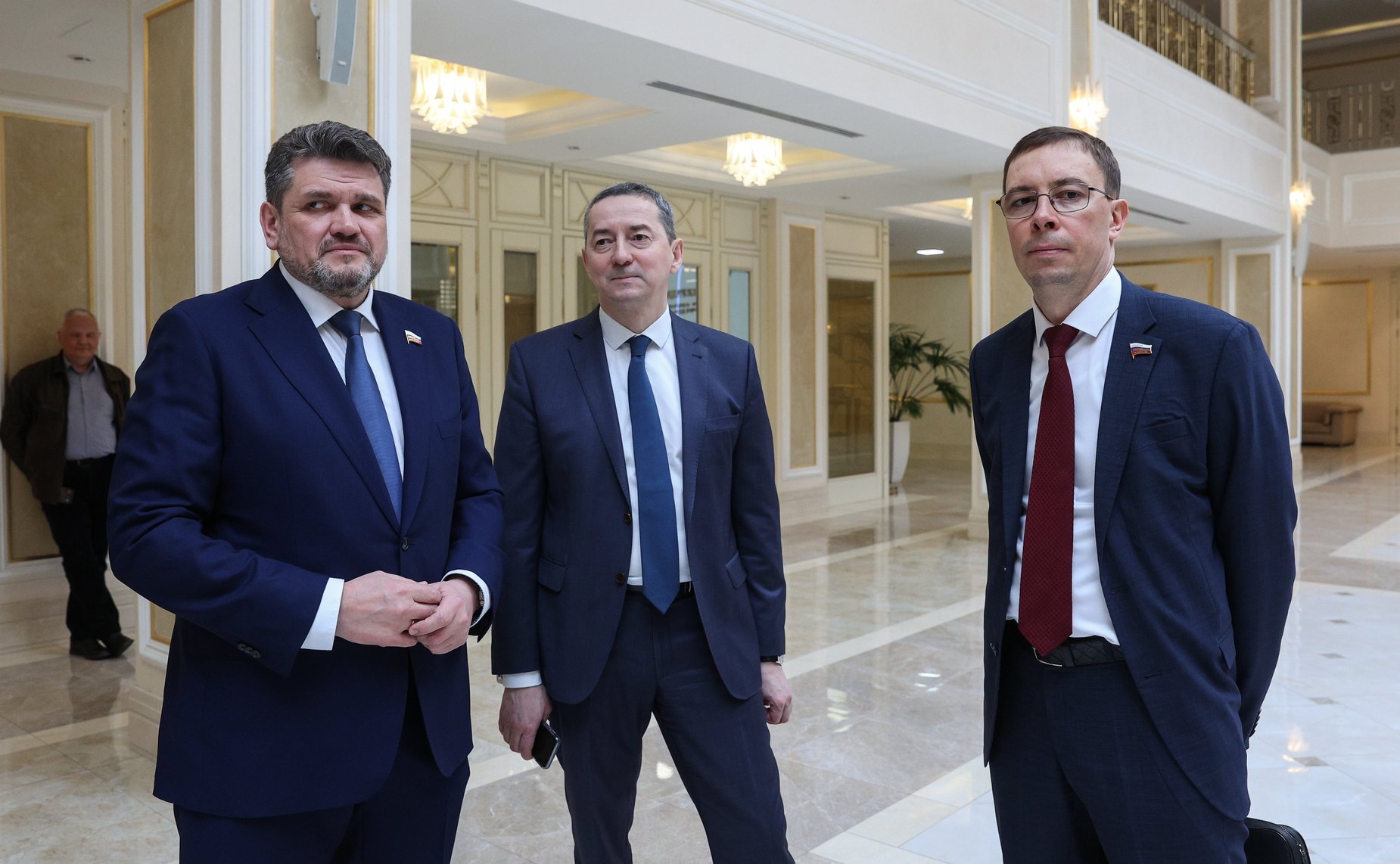 Открытие в Совете Федерации выставочной экспозиции для ознакомления с 20-летней историей ОАО «Российские железные дороги»