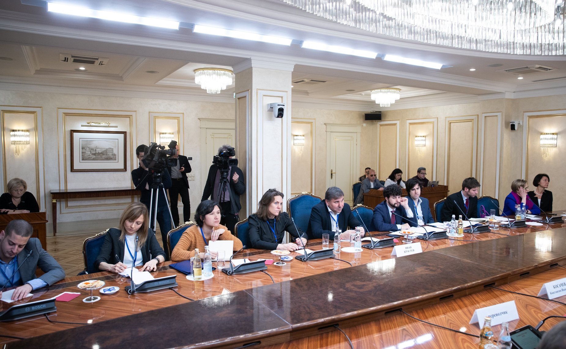 Встреча Константина Косачева с участниками проекта «Россия глазами зарубежных лидеров нового поколения»