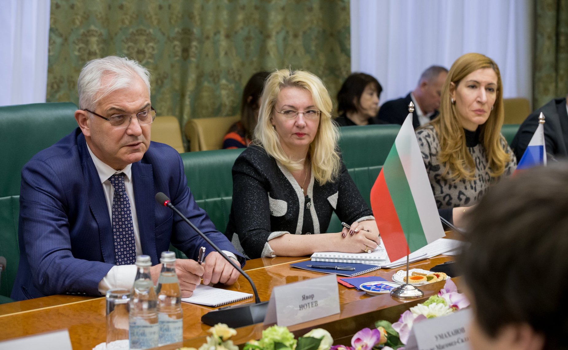 Встреча Ильяса Умаханова c заместителем Председателя народного Собрания Республики Болгарии Явором Нотевым