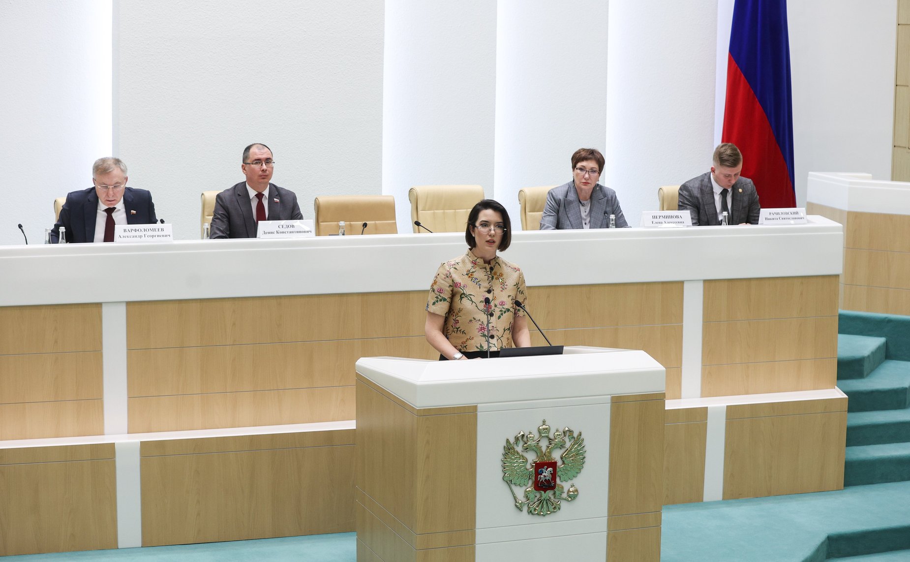 Заседание Палаты молодых законодателей при Совете Федерации