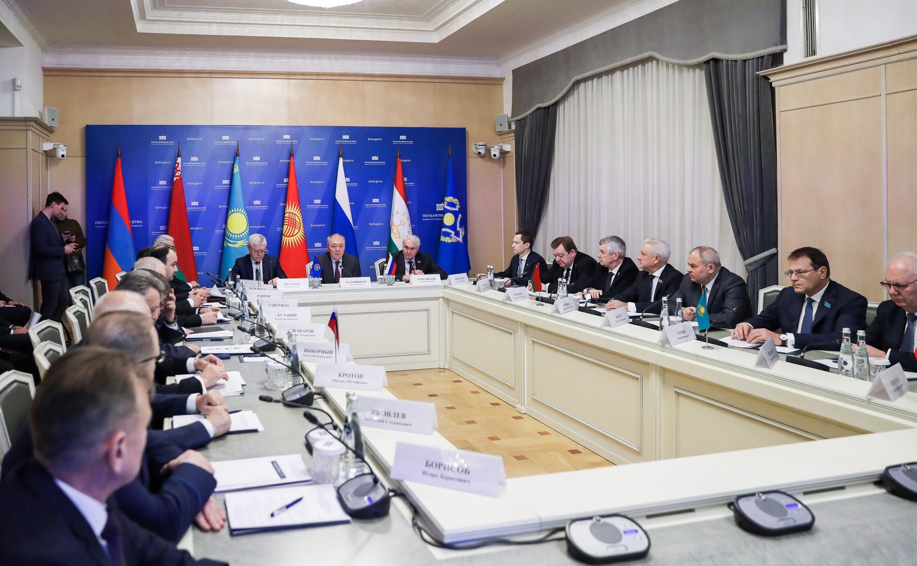 Сенаторы РФ приняли участие в четвертом совещании председателей комитетов (комиссий) парламентов государств – членов ОДКБ, к предмету ведения которых относятся вопросы международных отношений, обороны и безопасности