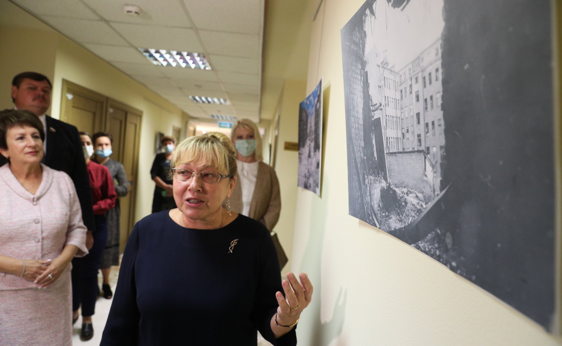 Открытие в Совете Федерации выставки, приуроченной к 80-летию начала блокады Ленинграда