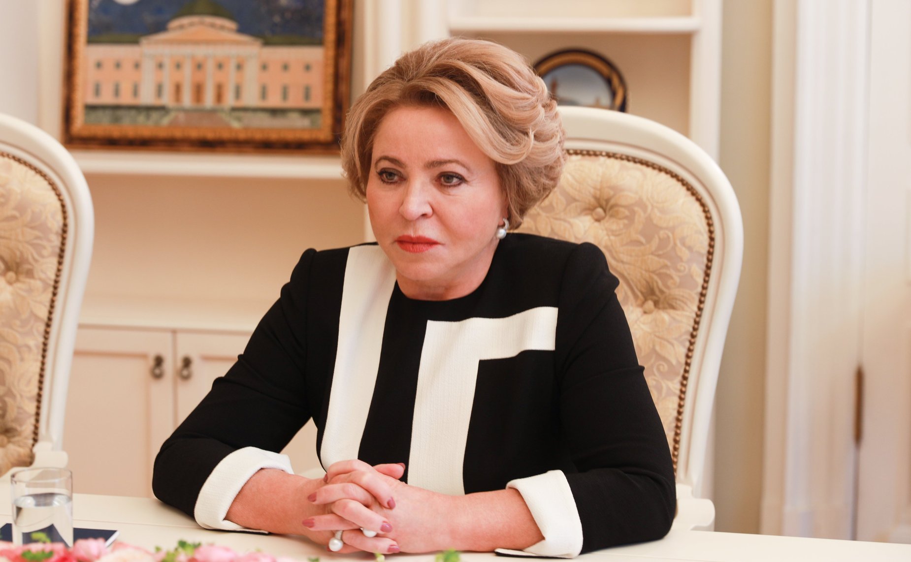 Встреча Валентины Матвиенко с Председателем Ассамблеи Республики Мозамбик