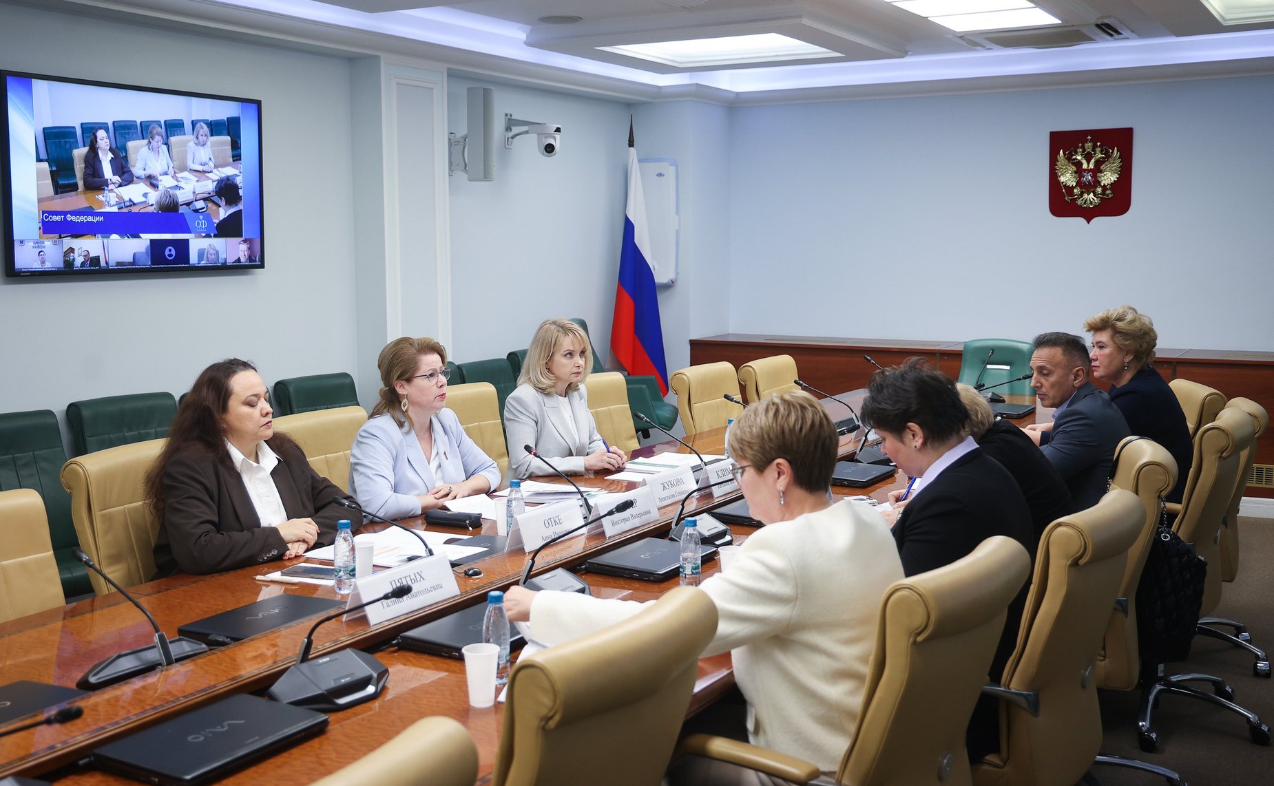 Совещание Комитета Совета Федерации по социальной политике «Профилактика социального сиротства: внедрение семьесберегающего подхода»