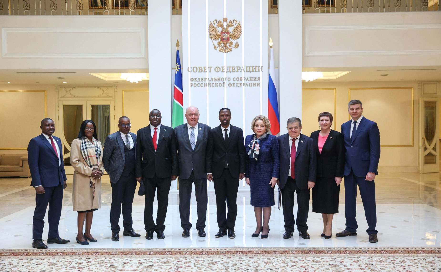 Встреча Председателя Совета Федерации Валентины Матвиенко с Председателем Национального совета Республики Намибии