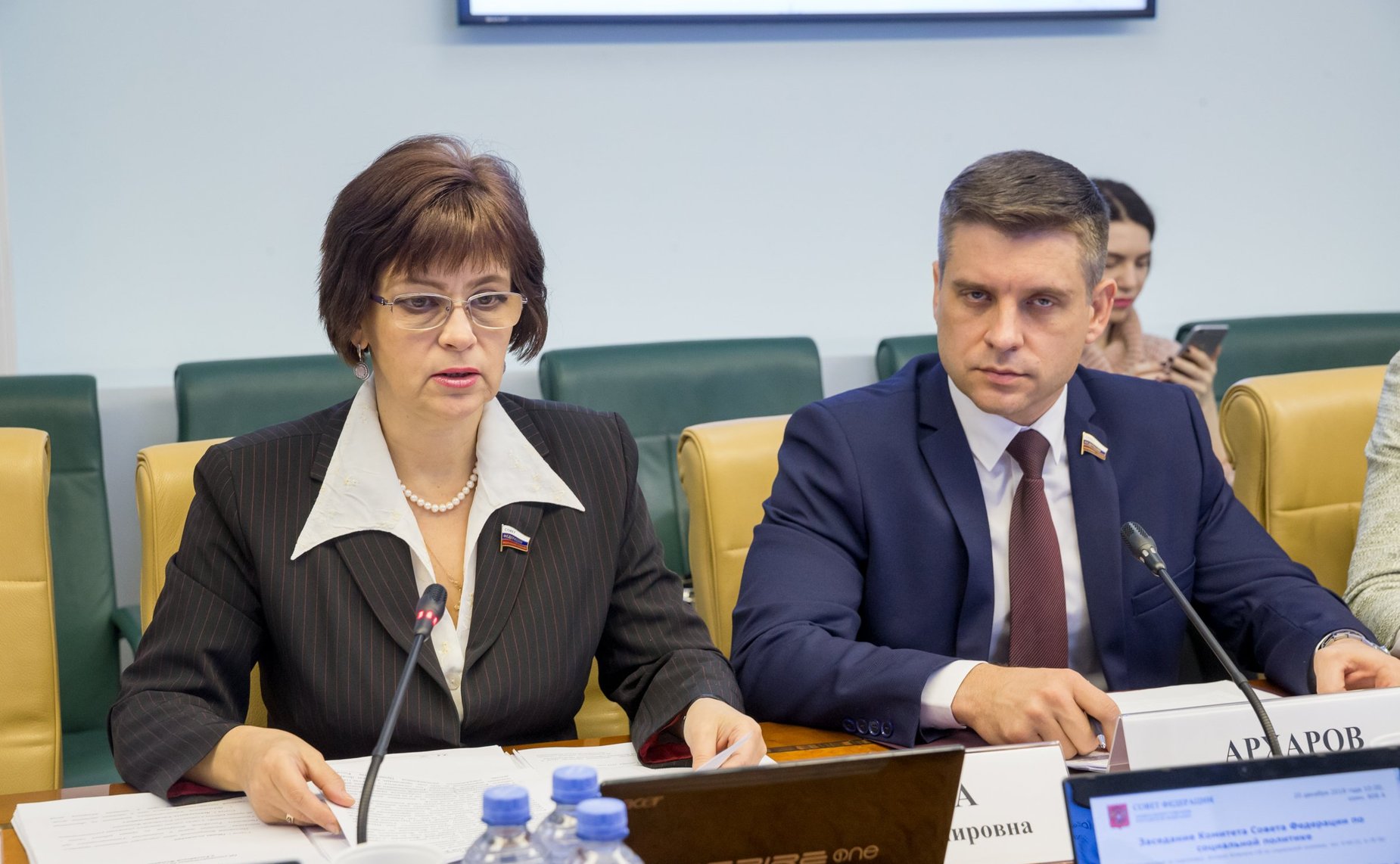 Елена Попова и Юрий Архаров