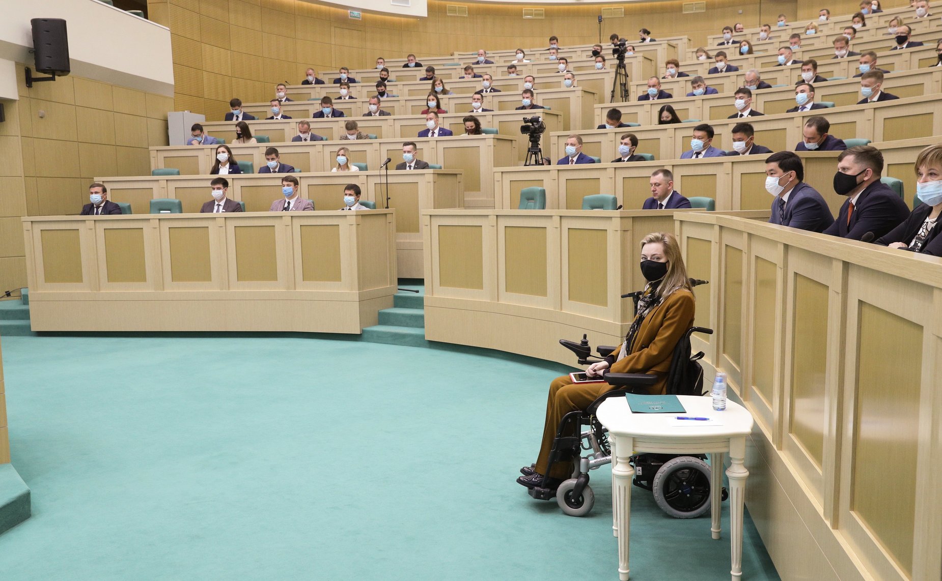 Заседание Палаты молодых законодателей при Совете Федерации