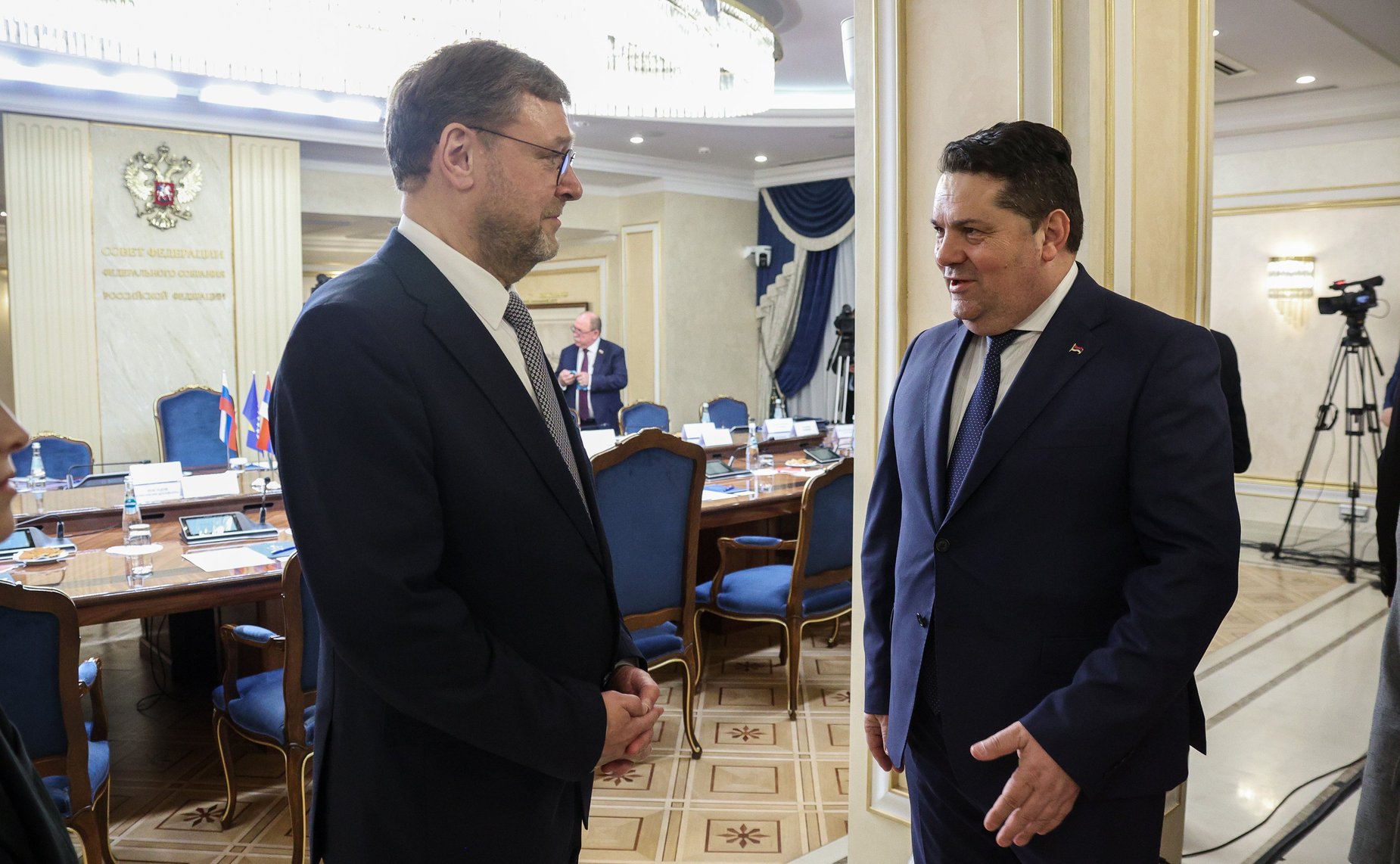 Валентина Матвиенко провела встречу с Председателем Народной скупщины Республики Сербской Ненадом Стевандичем