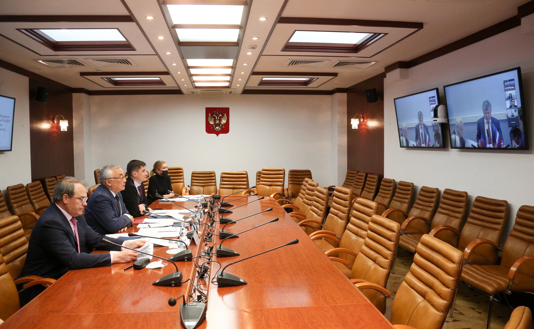 Участие сенаторов РФ в заседании постоянной комиссий ПА ОДКБ по политическим вопросам и международному сотрудничеству