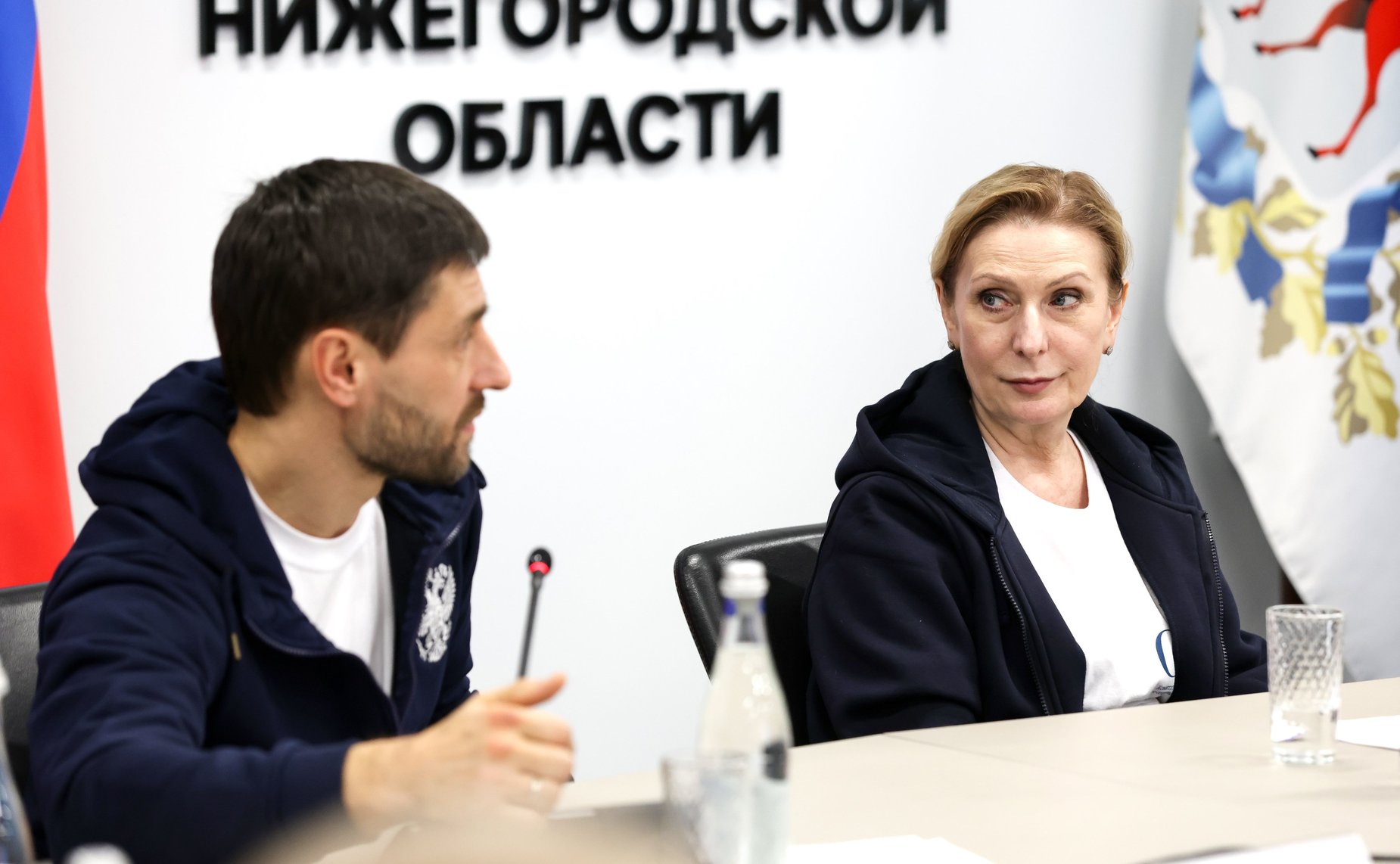 Встреча сенаторов с губернатором Нижегородской области Глебом Никитиным