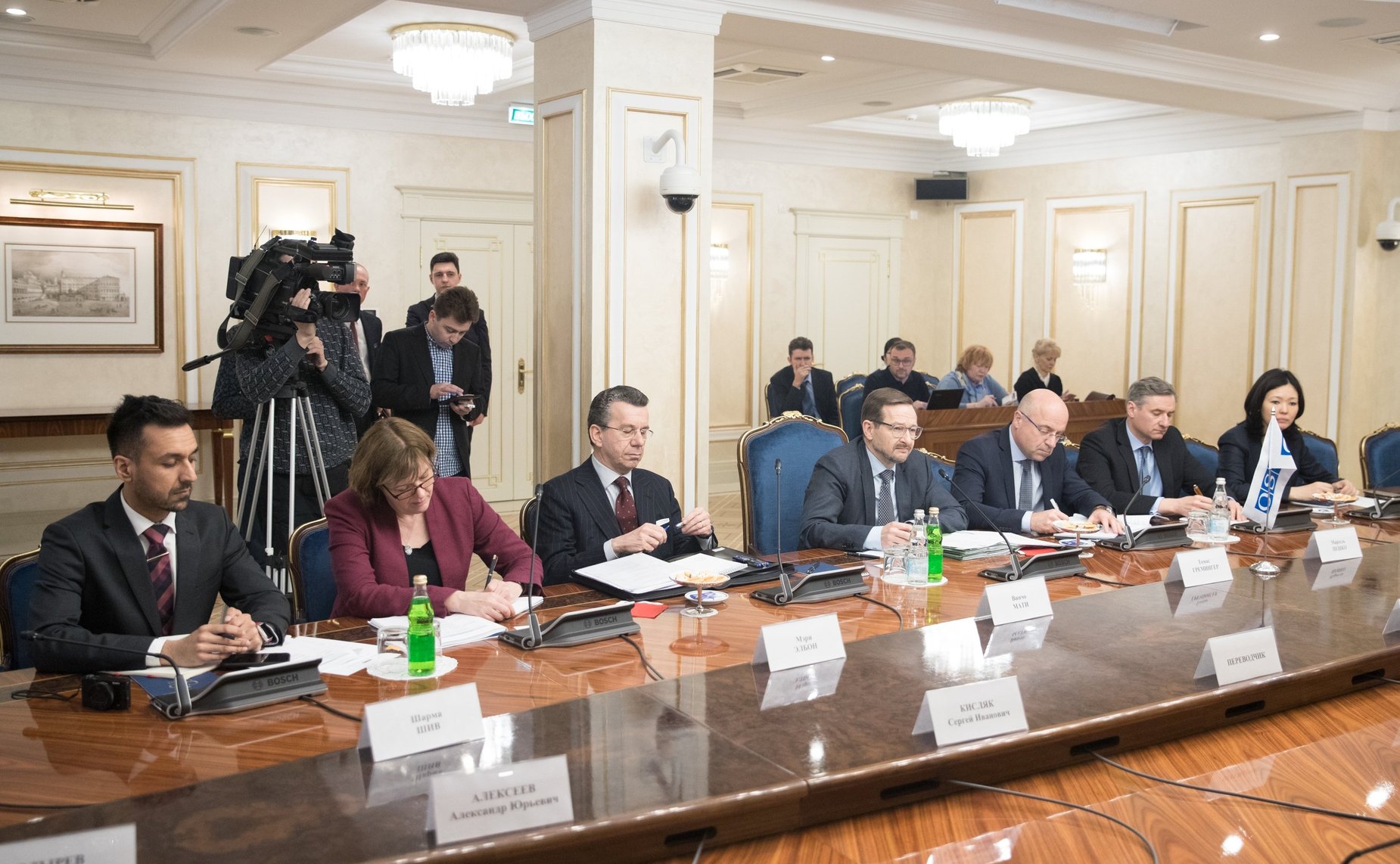 Председатель Комитета СФ по международным делам Константин Косачев провел встречу с Генеральным секретарем ОБСЕ Томасом Гремингером