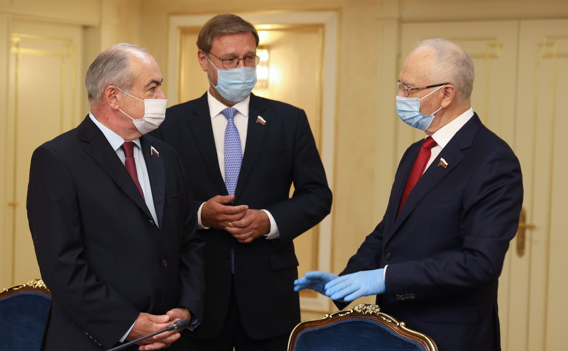 Переговоры Председателя СФ Валентины Матвиенко с Председателем Сената Французской Республики Жераром Ларше