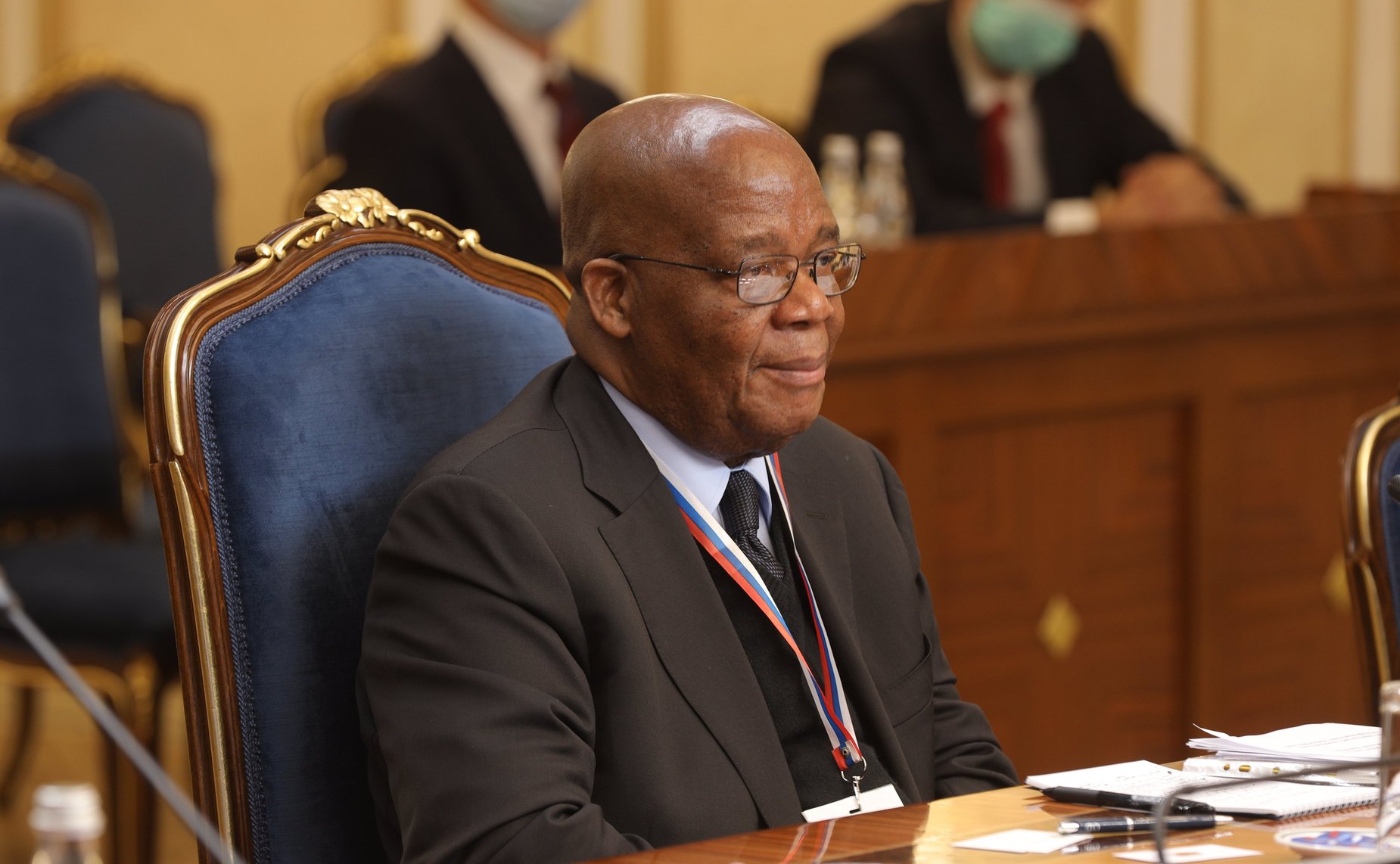 Встреча Председателя Совета Федерации Валентины Матвиенко с Председателем Национального совета провинций Парламента Южно-Африканской Республики Амосом Масондо